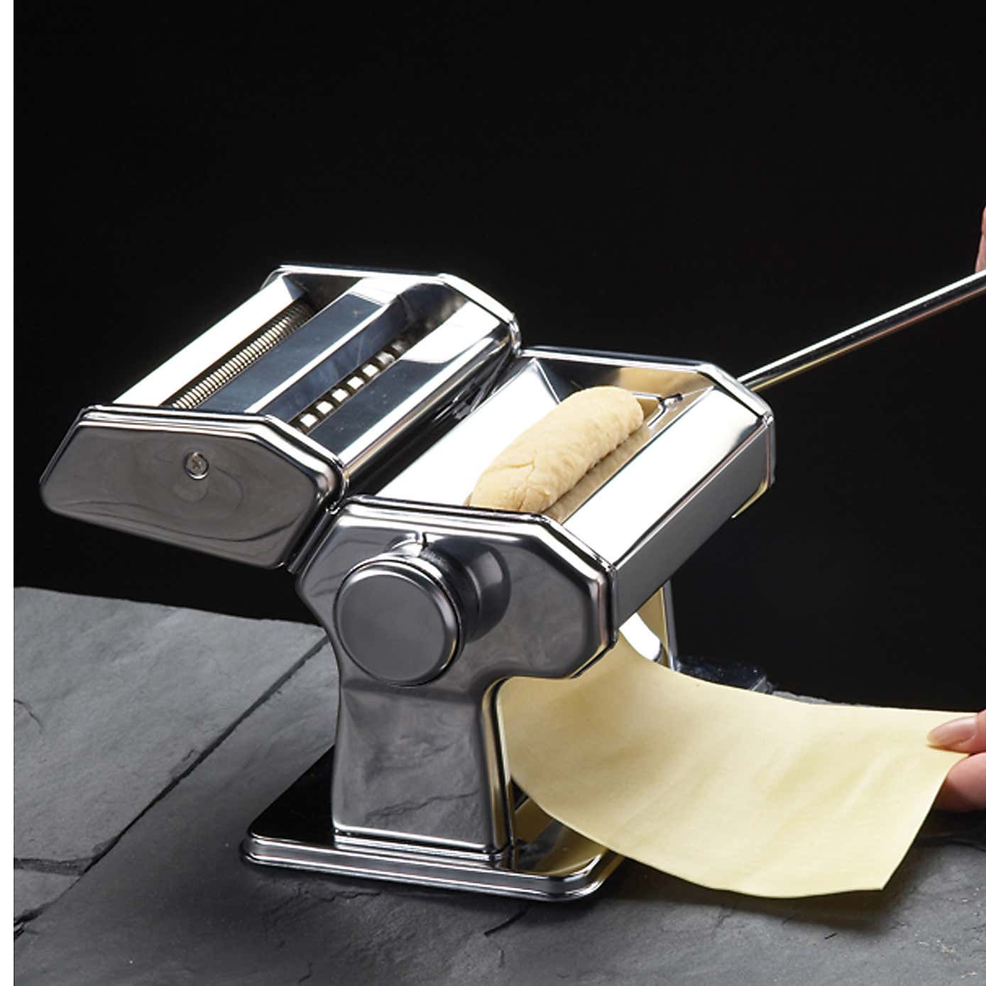 KitchenCraft Italian Deluxe Double Cutter Pasta Machine