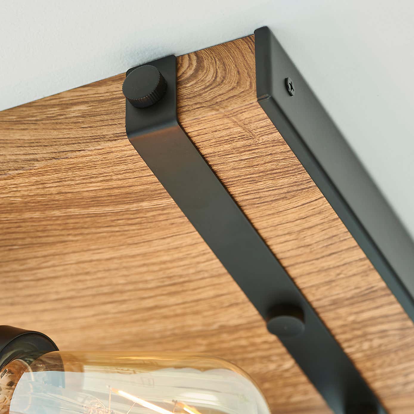 Fulton 2 Light Dimmable Bathroom Flush Ceiling Light