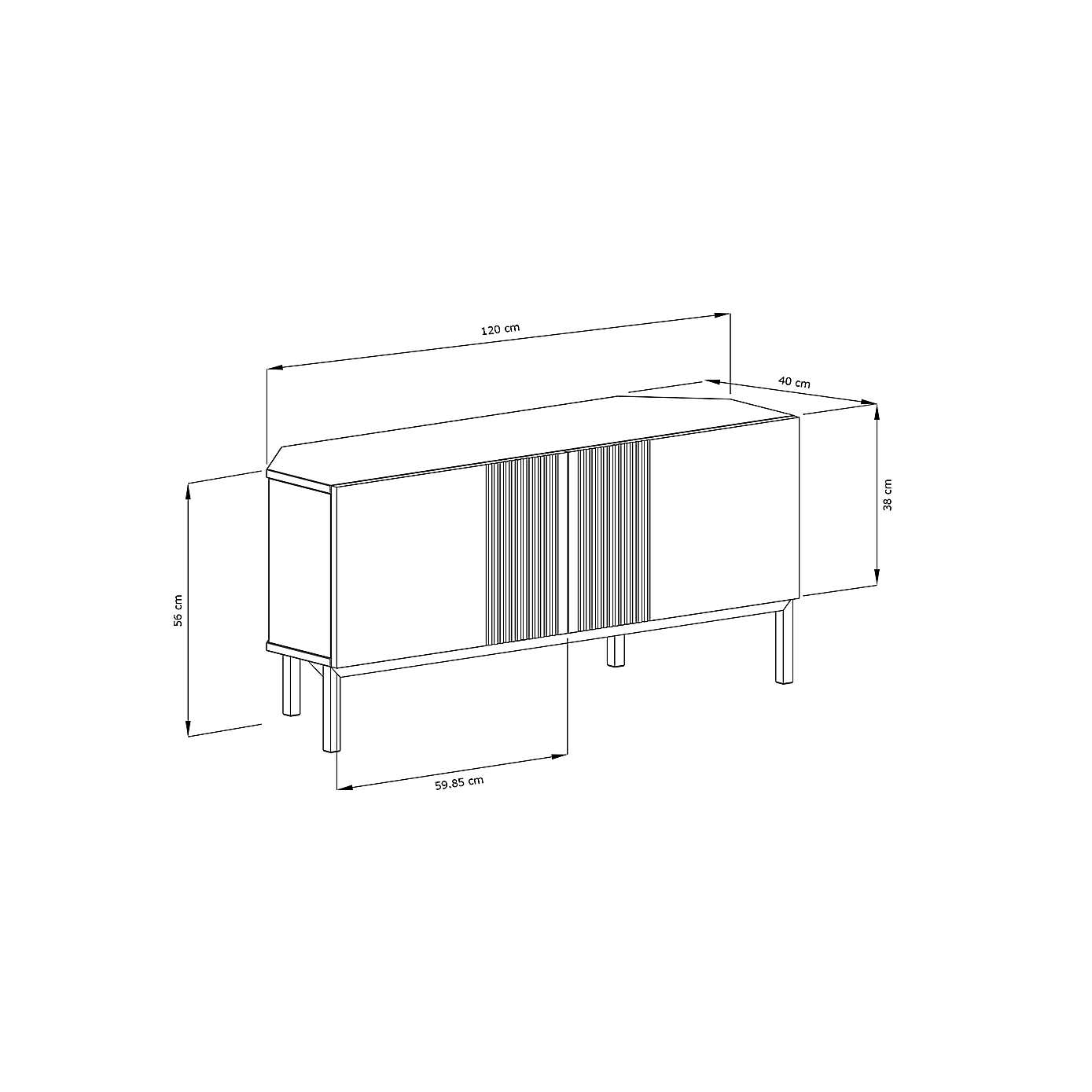 Iona Smart Corner TV Unit