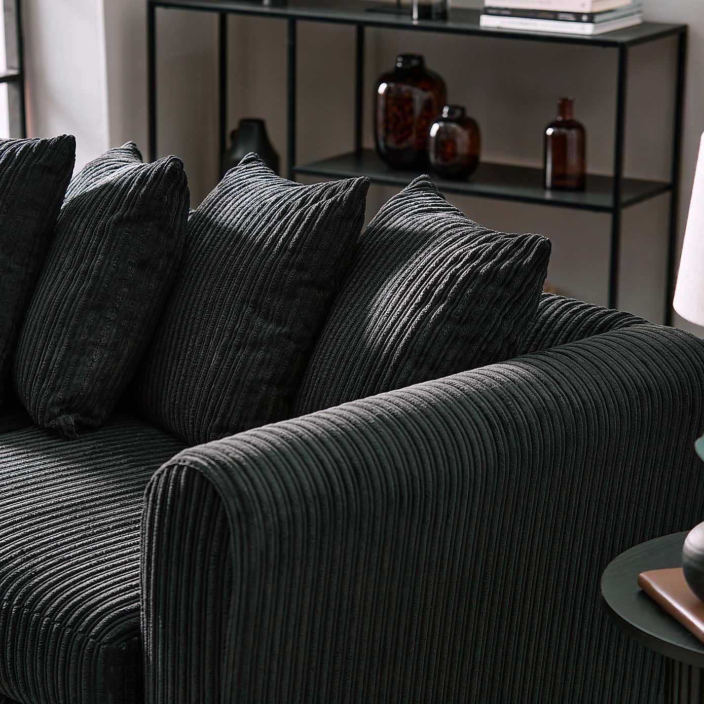 Blake Jumbo Cord Right Hand Corner Sofa