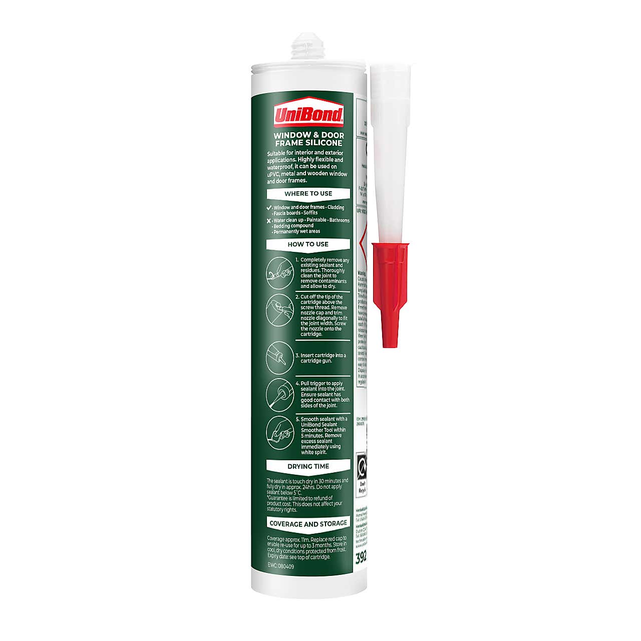 UniBond Outdoor Premium Silicone Sealant