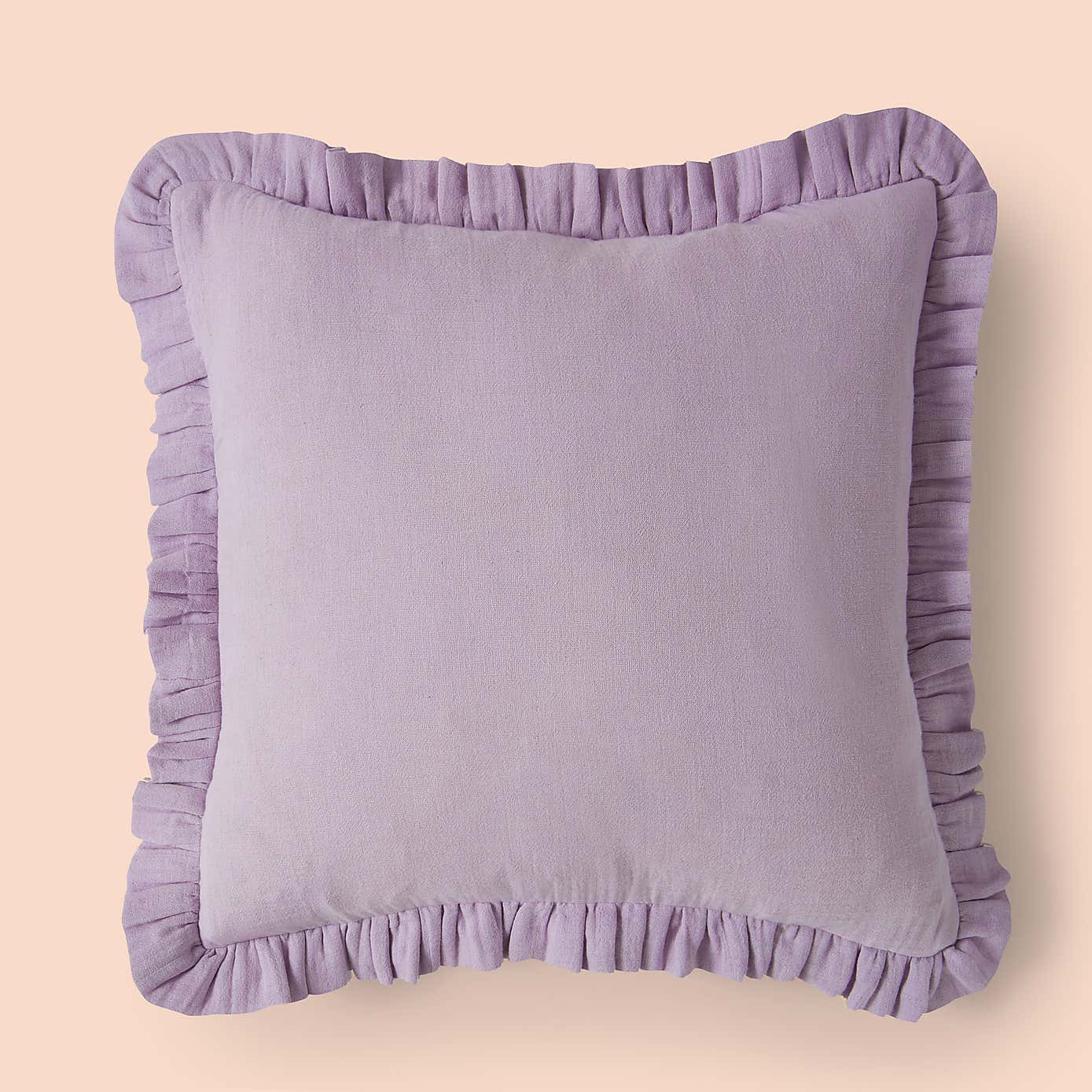 Frilled Gauze Square Cushion