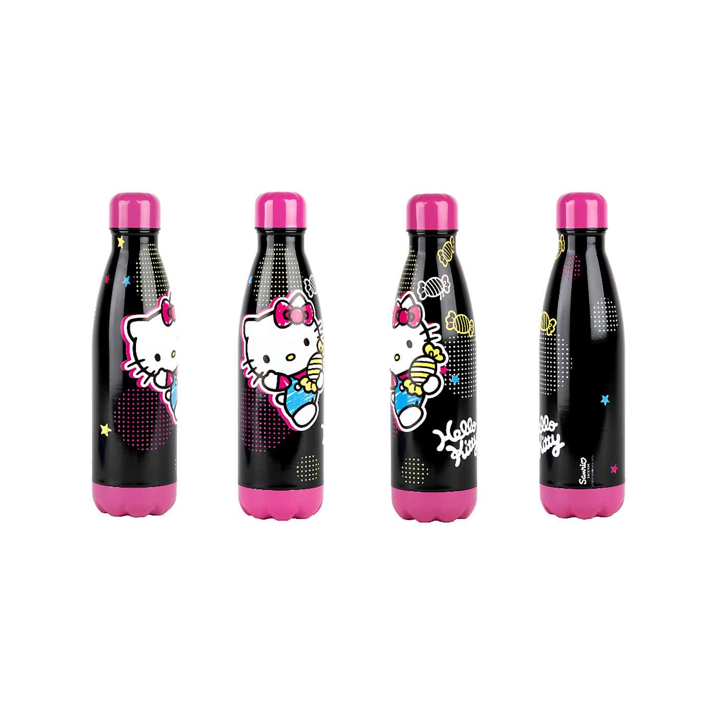 Hello Kitty Black Insulated Bottle