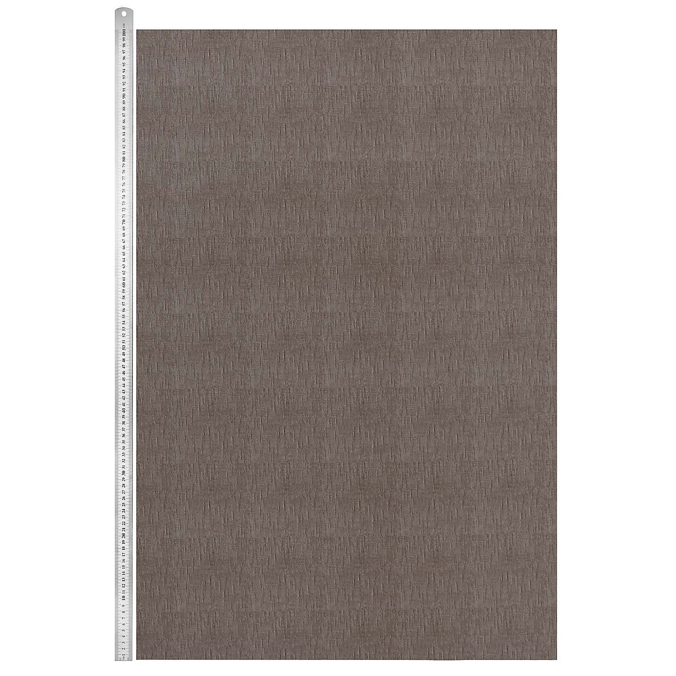 Taupe Linen Effect PVC Fabric