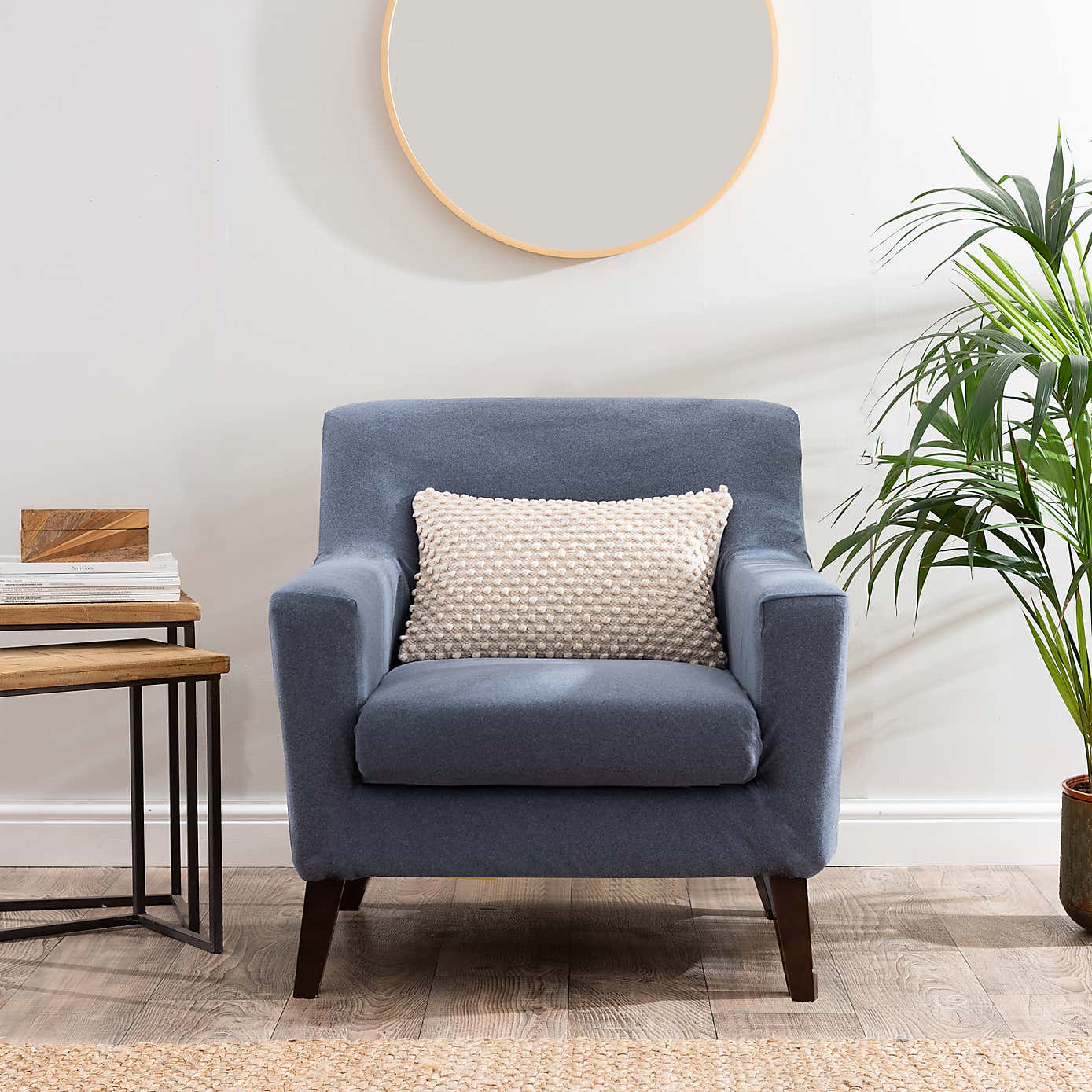 Soft Marl Armchair Cover