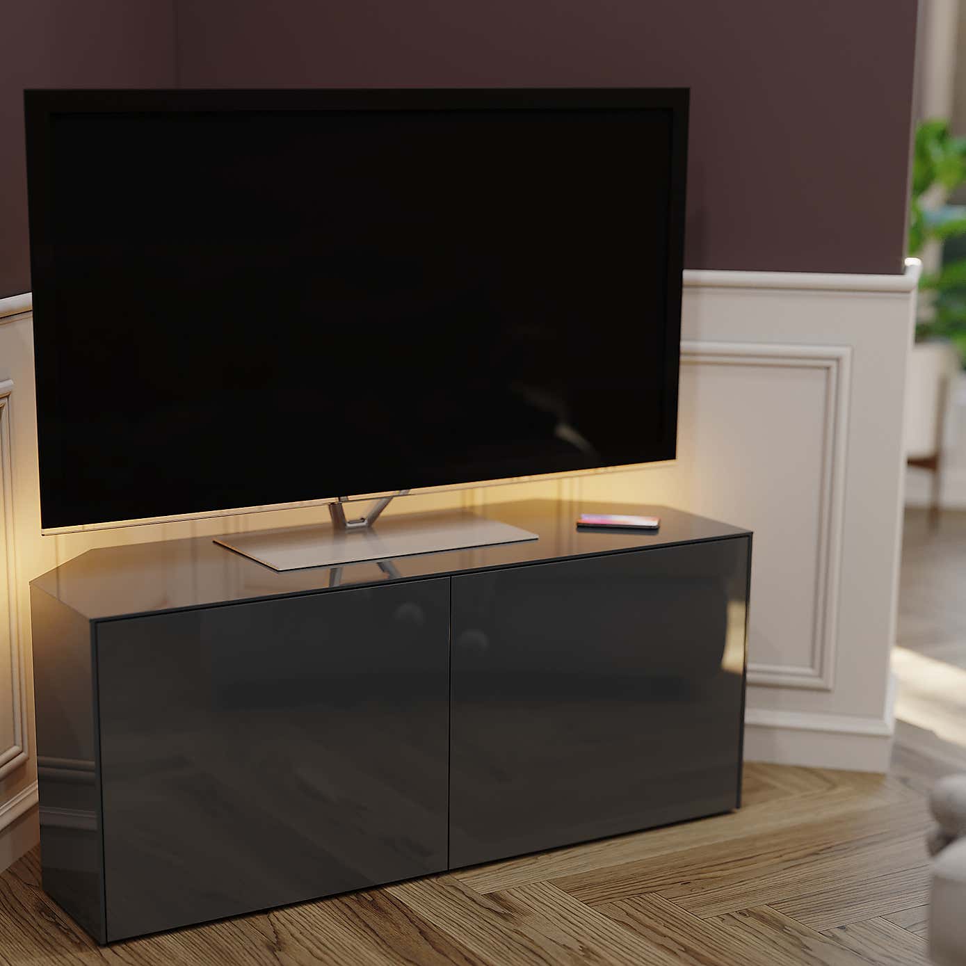 Intel LED Corner TV Unit