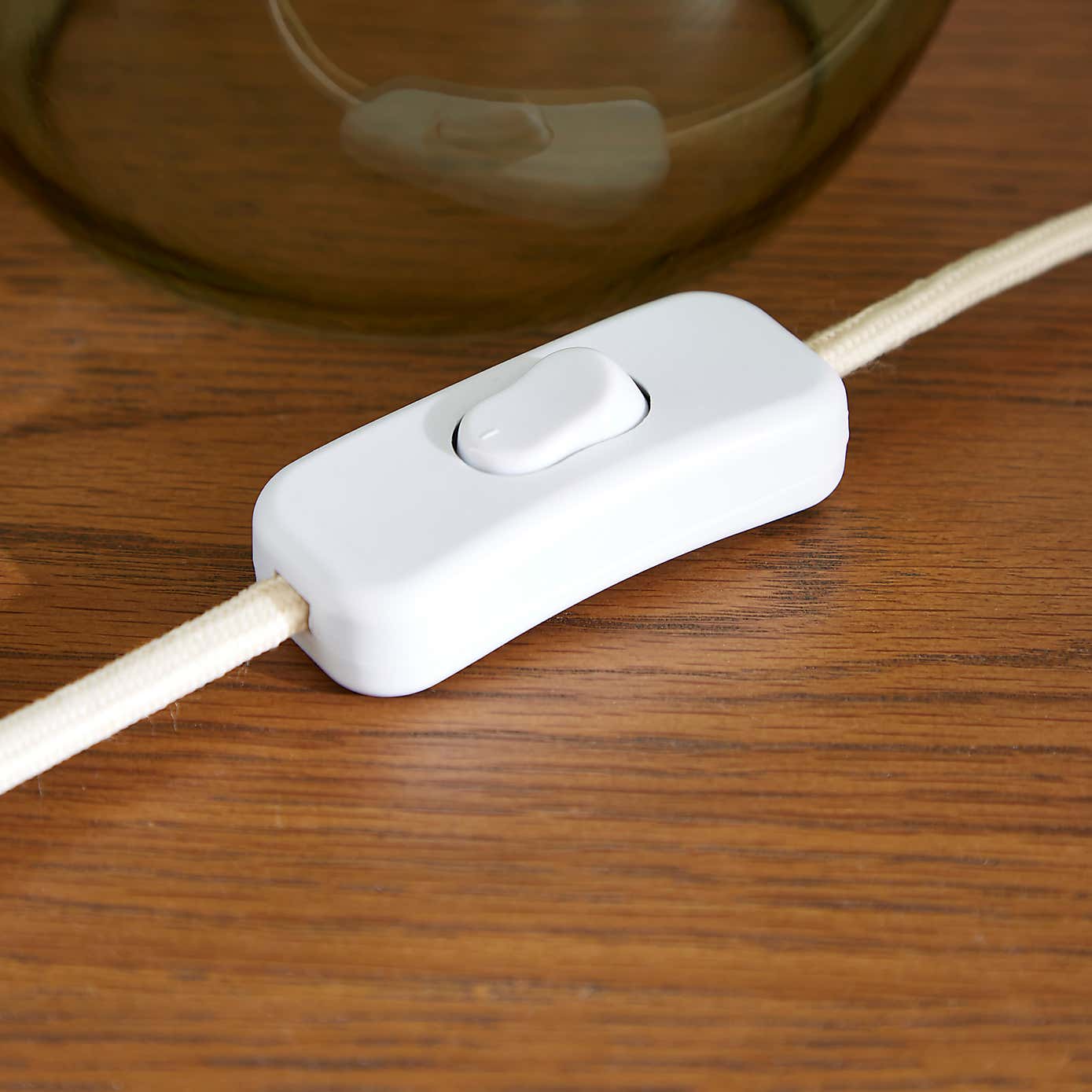 Phoebe Abstract Glass Table Lamp