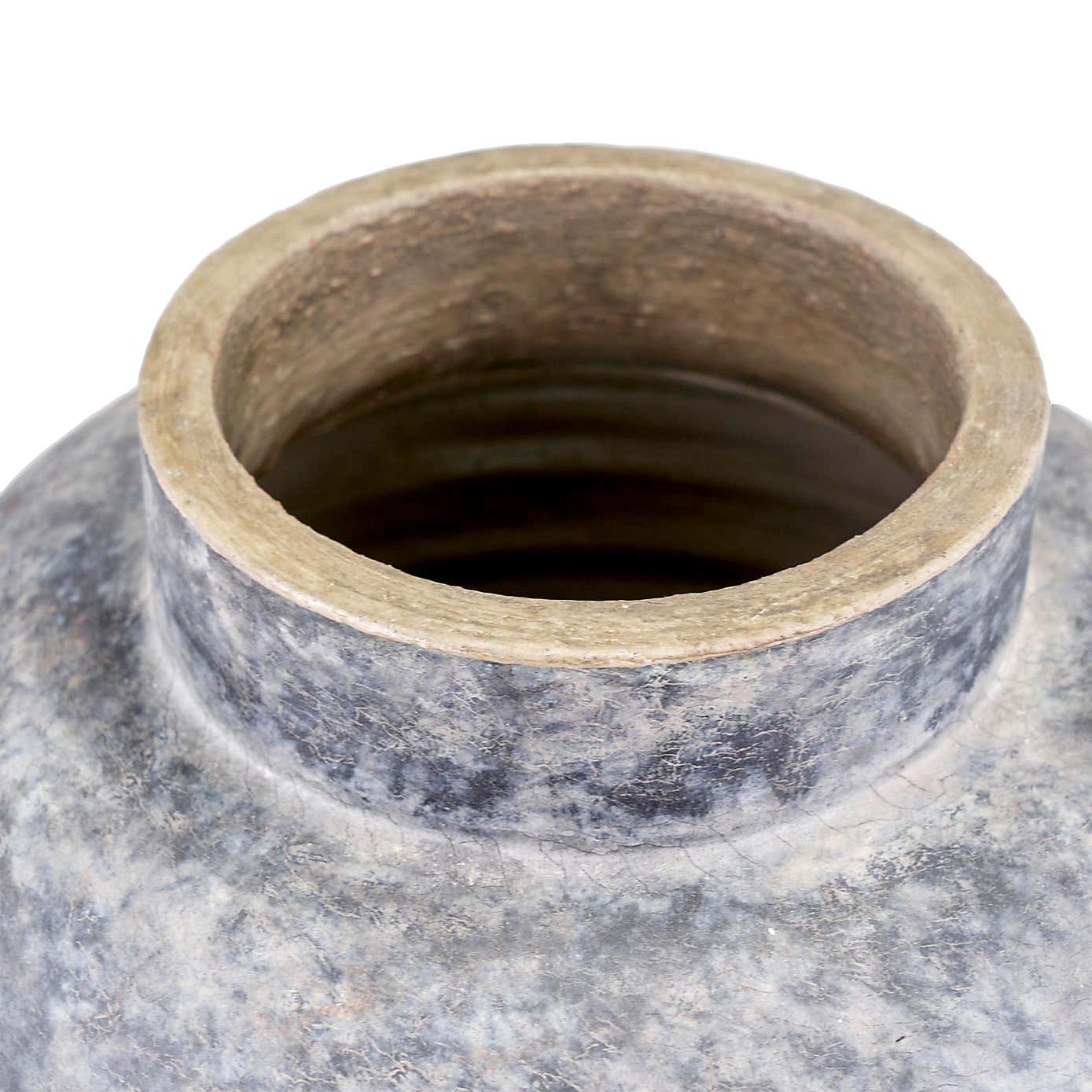 Vulcan Grey Volcanic Stoneware Vase