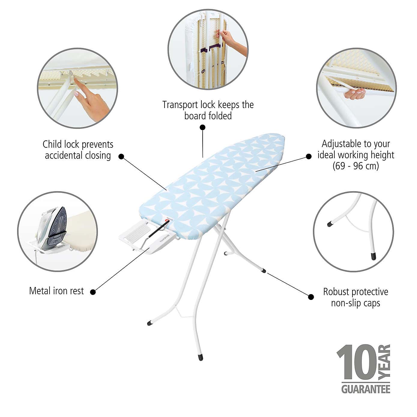 Brabantia Board B Fresh Breeze Ironing Board