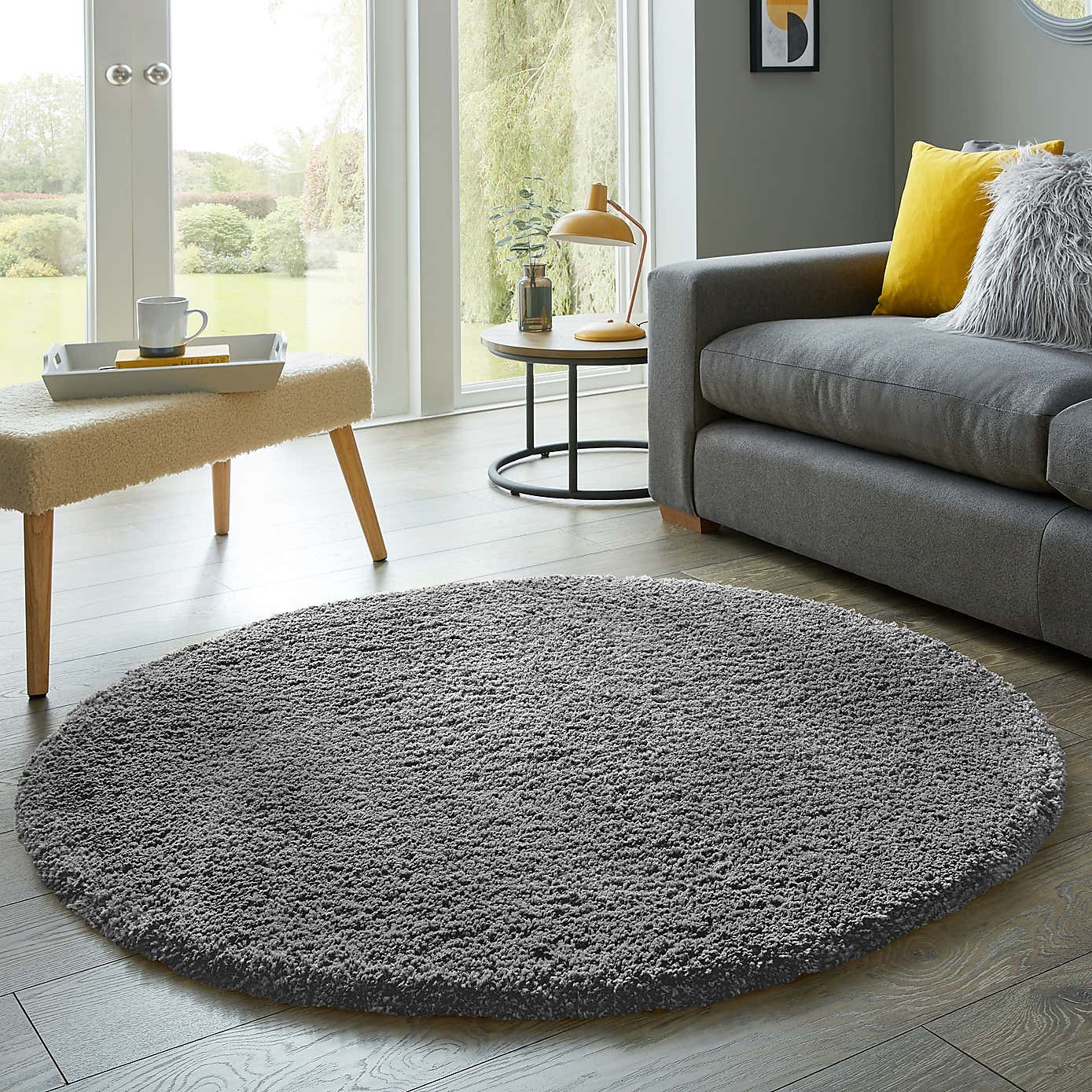 Cosy Teddy Round Rug