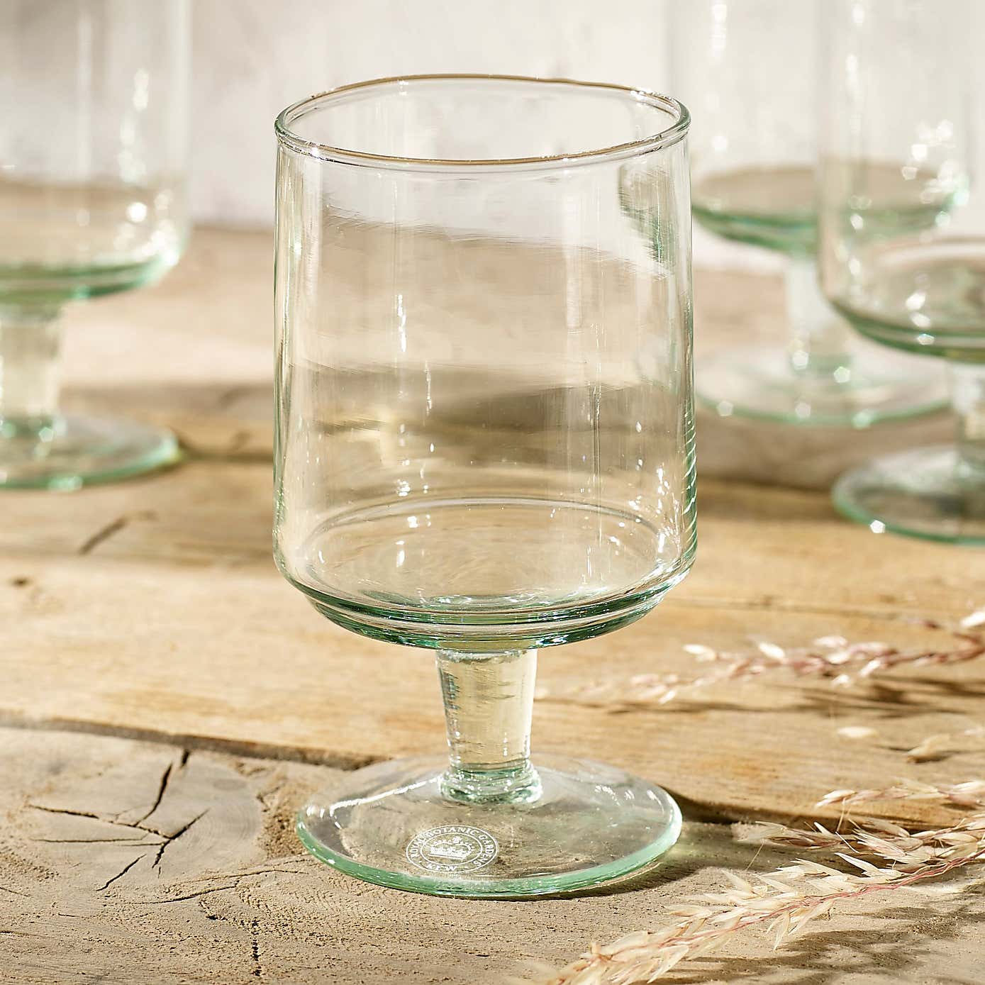 Set of 4 Kew Living Jewels Recycled Stemmed Glasses