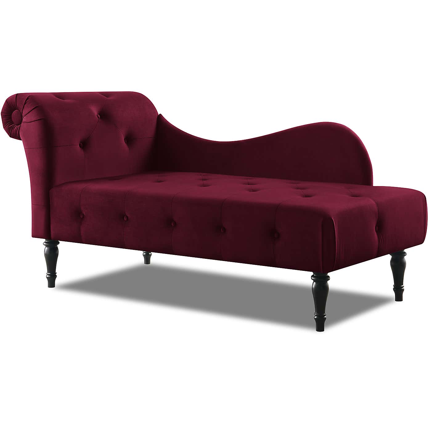 Wisteria Velvet Chaise Lounge