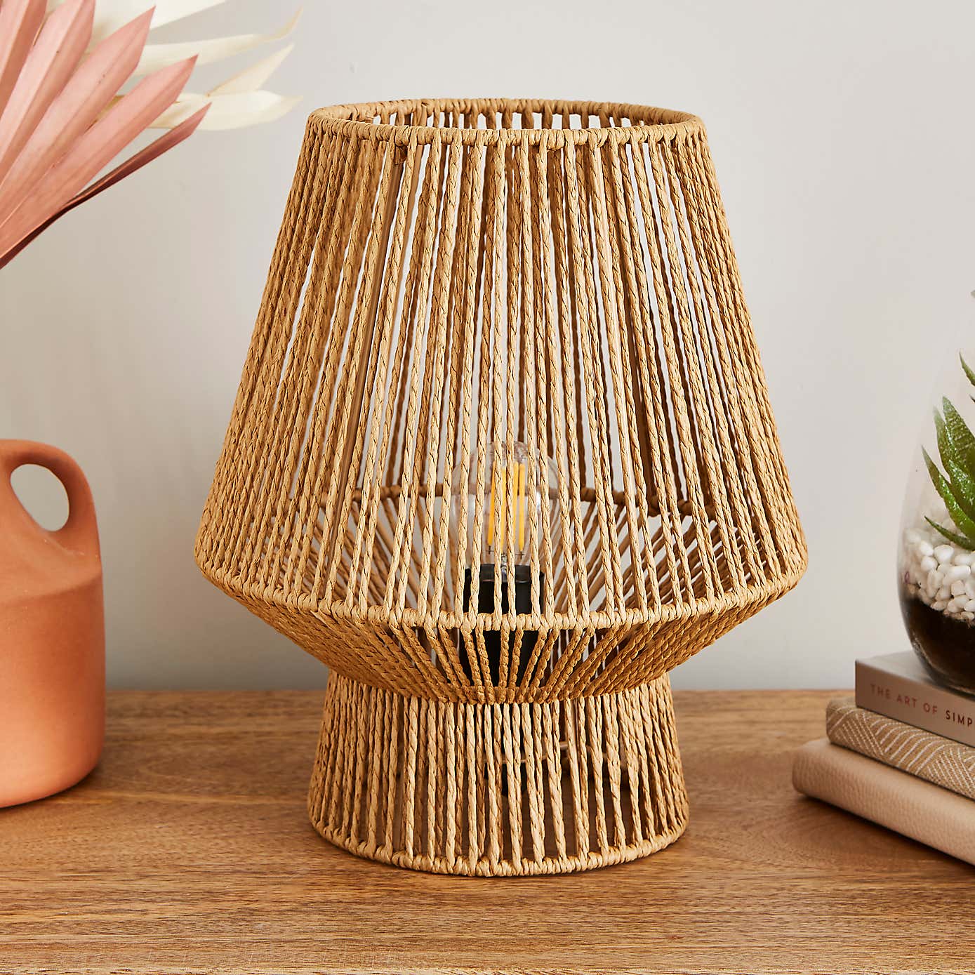 Kabir String Mushroom Table Lamp