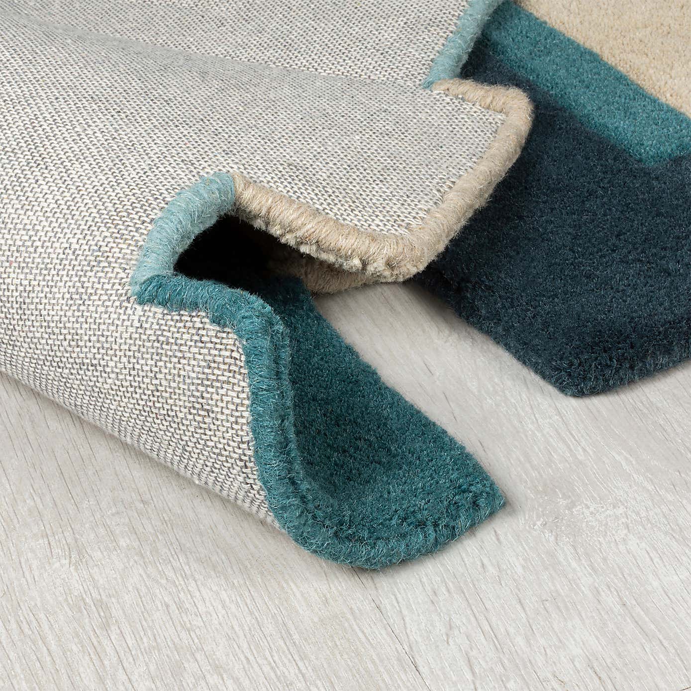 Abstract Collage Rug