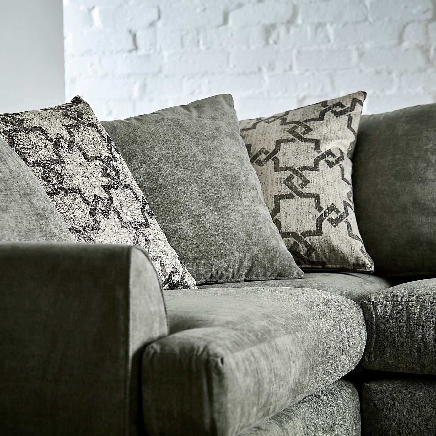 Brushed Chenille Combo Fabric Sample