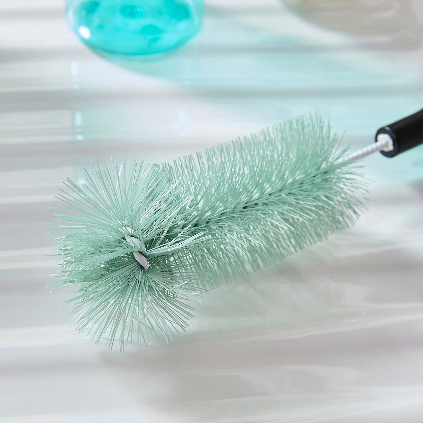 Soft Grip Silicone Bottle Brush