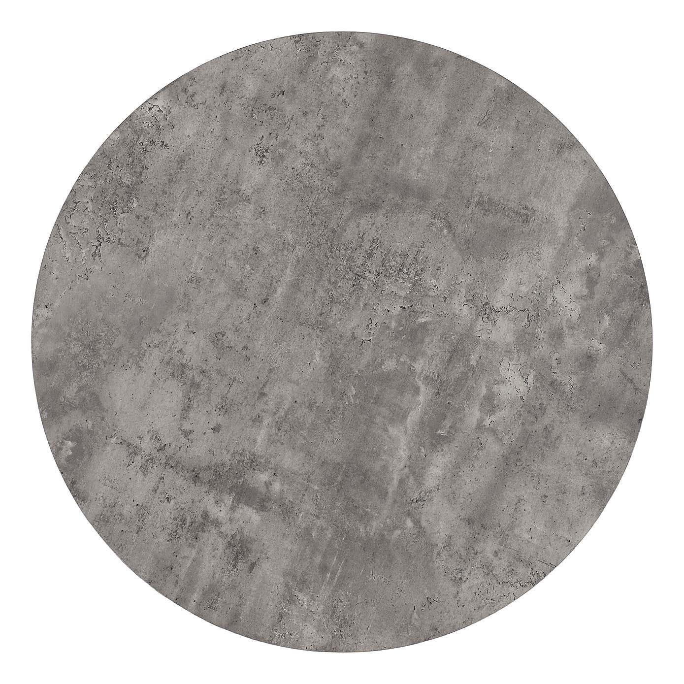 Athens Round Concrete Effect Dining Table