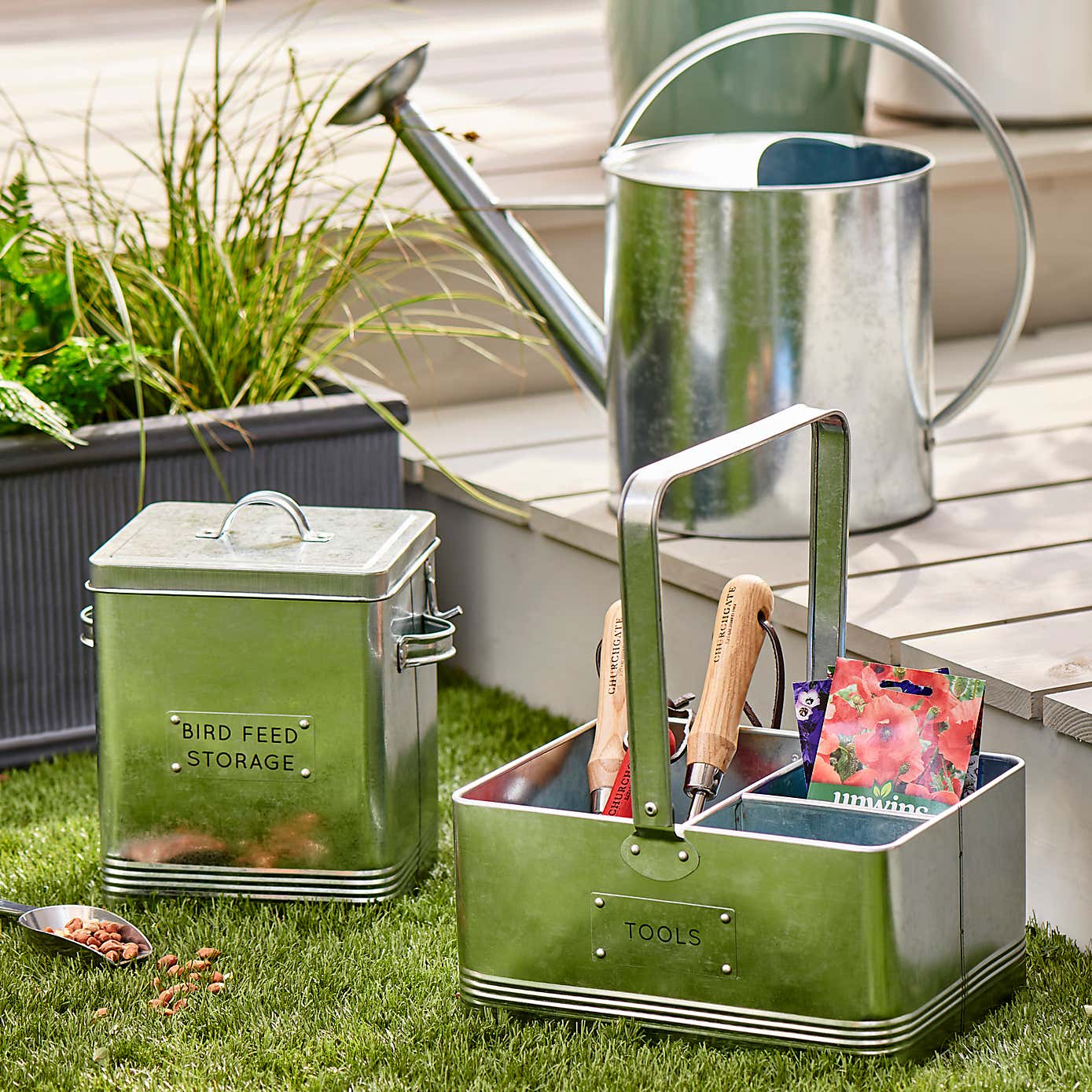 9L Galvanised Watering Can