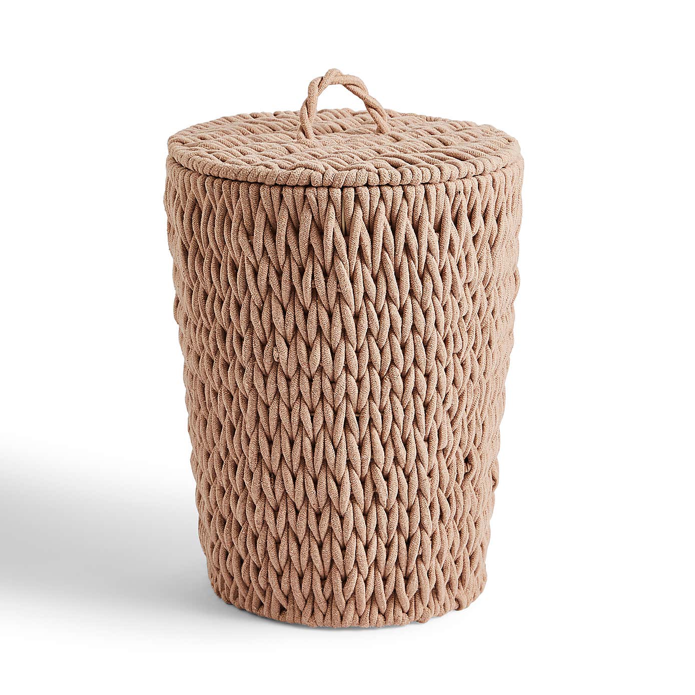 Cable Knit Laundry Basket