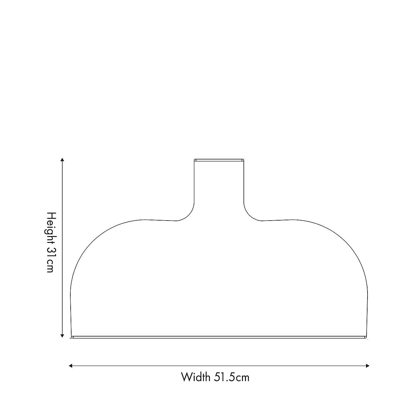 Caswell Rattan Dome Easy Fit Pendant Shade