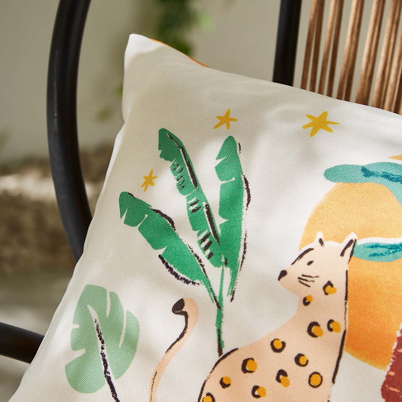 Savanah Cheetahs Outdoor Rectangle Cushion