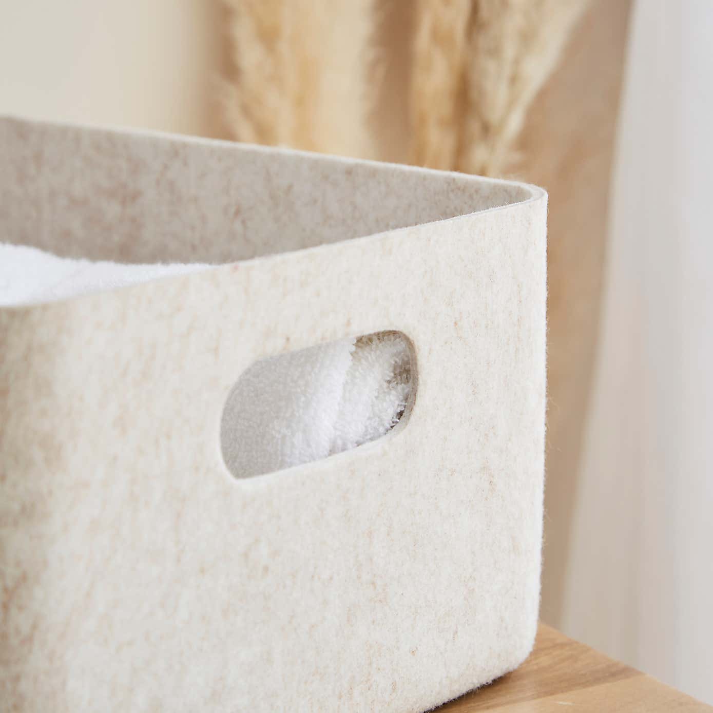 The Edited Life Natural Felt Drawer Organiser