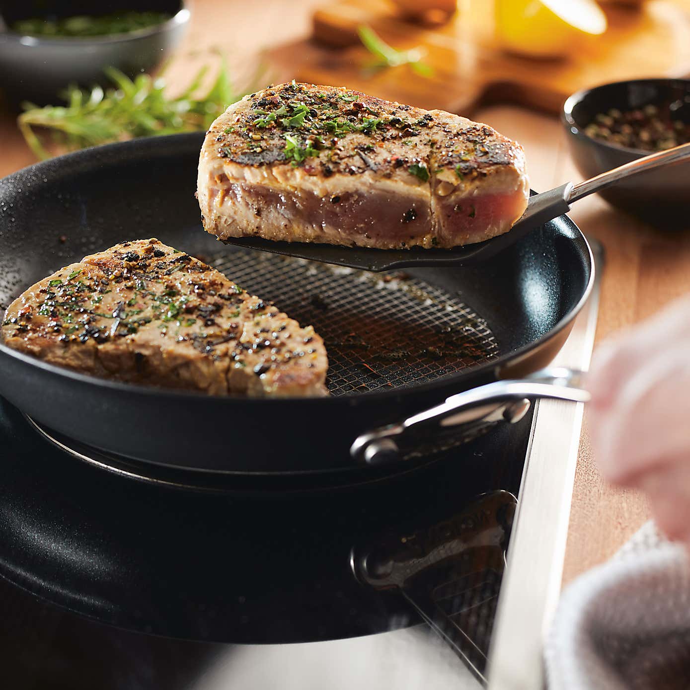 Anolon X Non-Stick Aluminium Set of 2 Skillet Pans