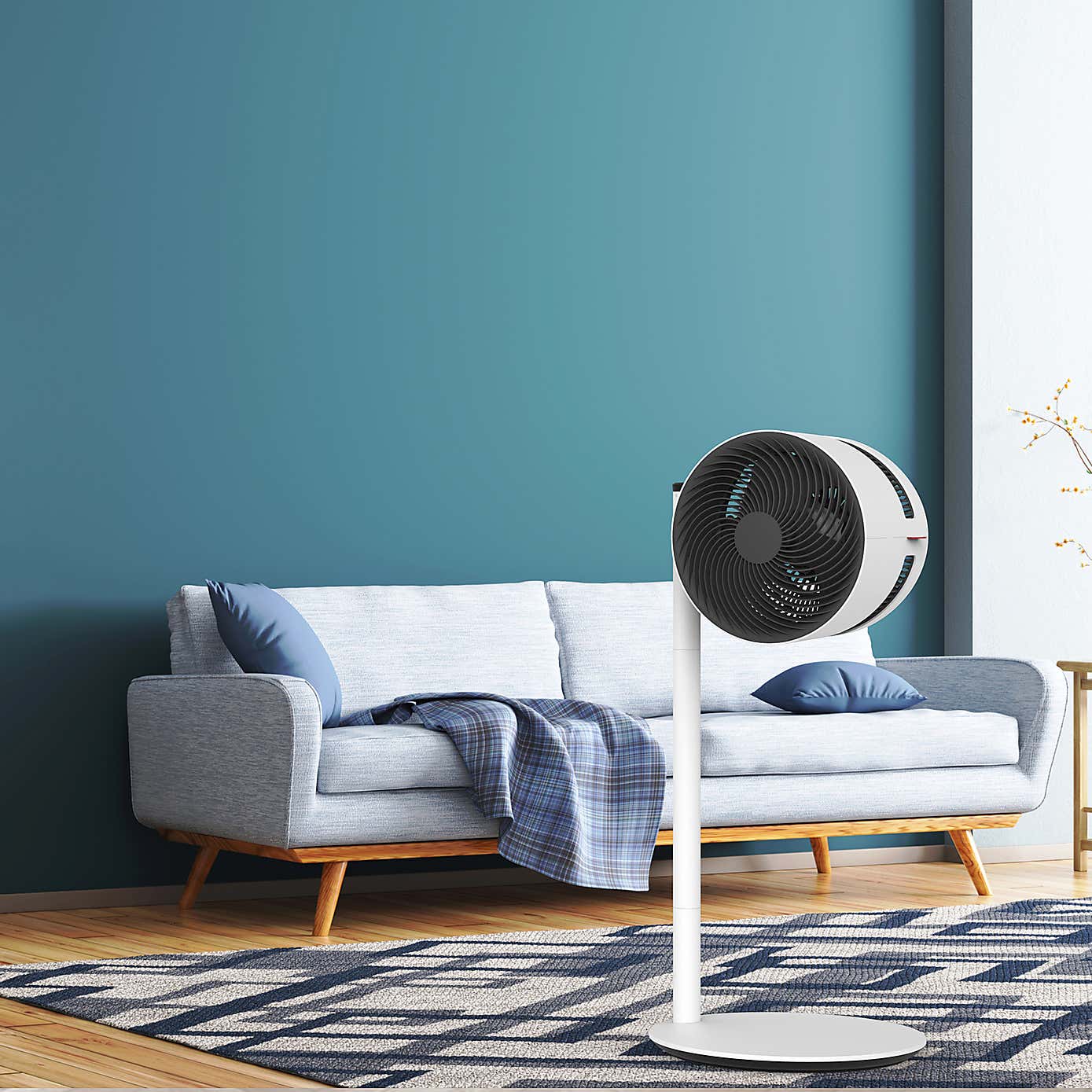 Air Shower Floor Fan