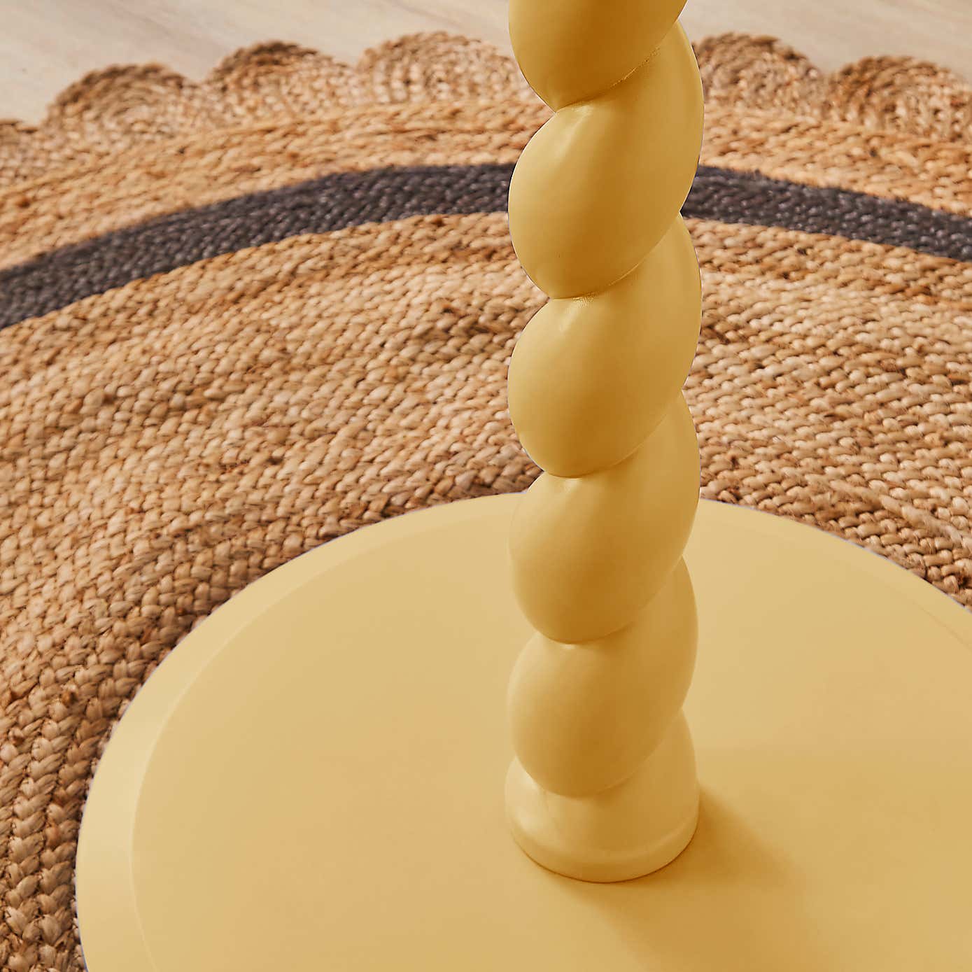 Fifi 4 Seater Round Dining Table, Pine Wood