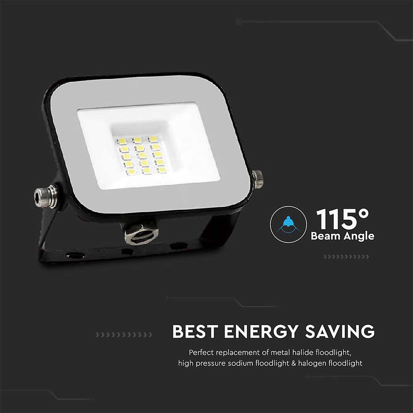 V-TAC 10W LED Floodlight Outdoor Wall Light