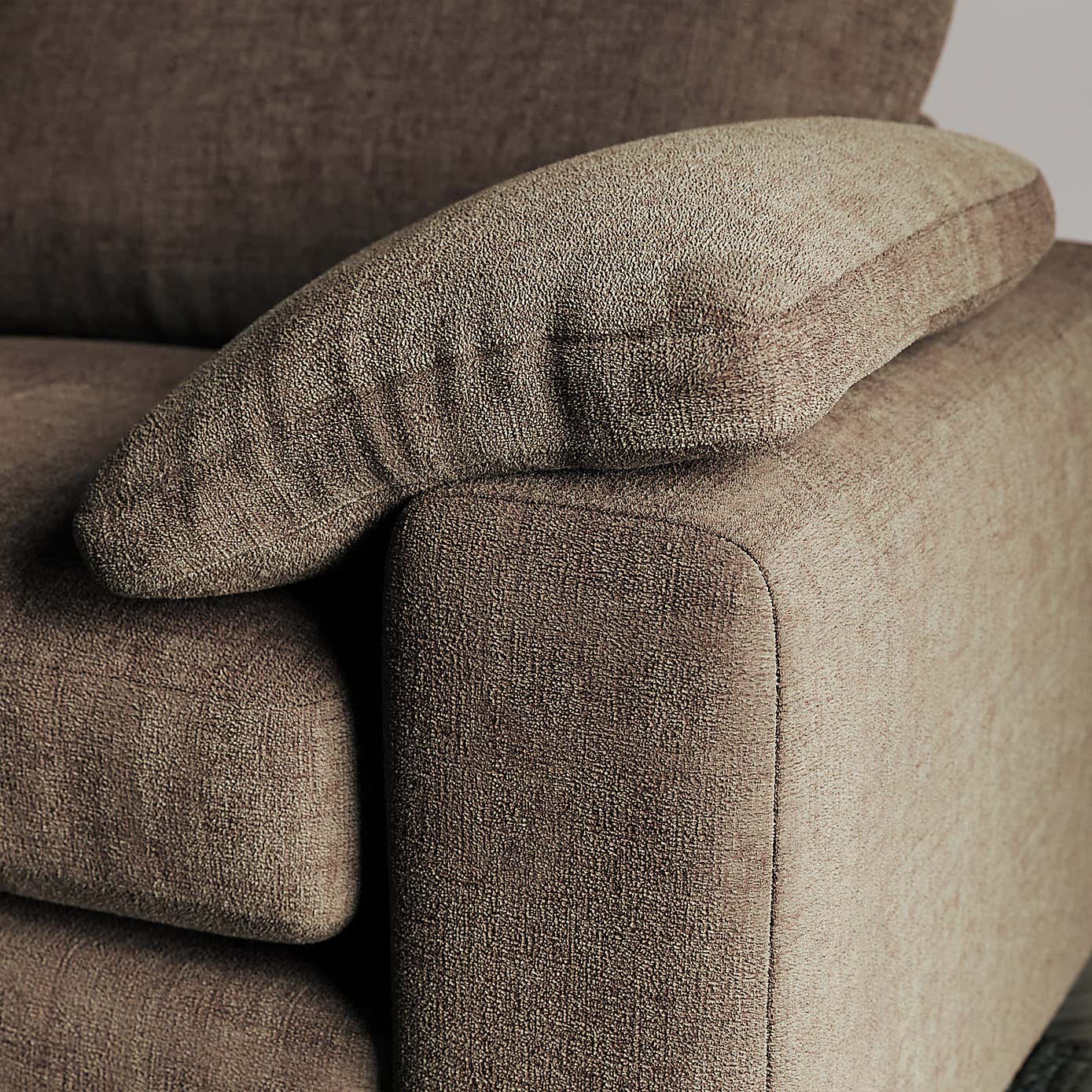 Magnus Soft Textured Chenille Snuggle Sofa