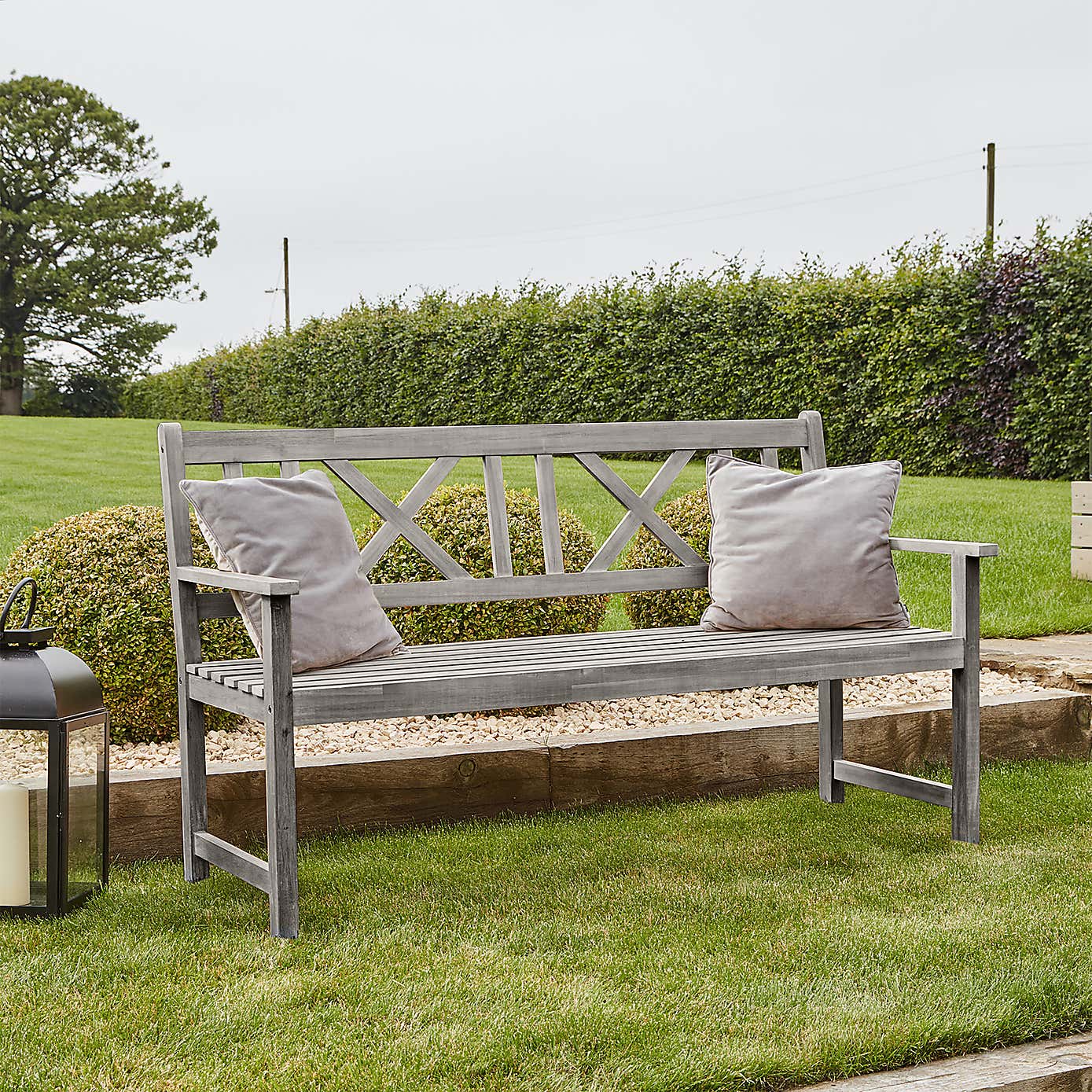 Cambridge 3 Seater Acacia Wood Bench