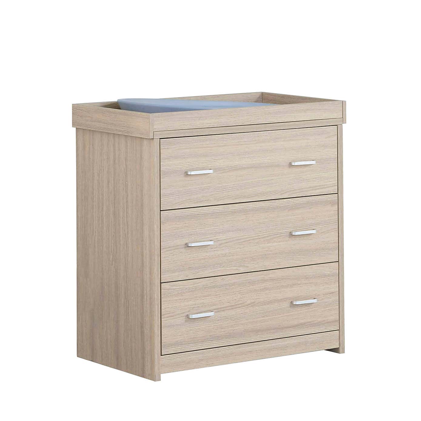Return - Babymore Luno Veni 3 Drawer Chest & Changing Unit, Oak