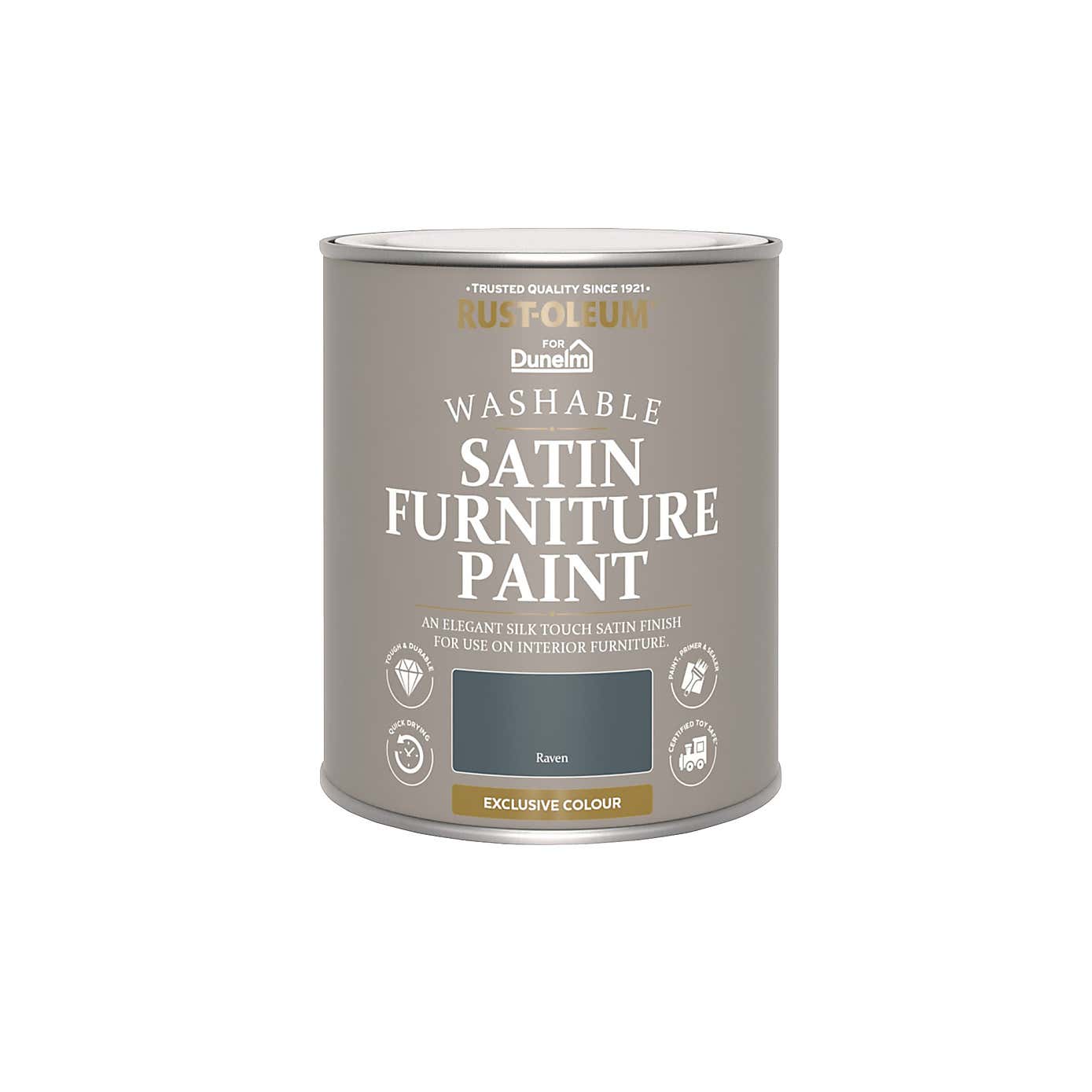 Raven Satin 750ml Furniture Paint