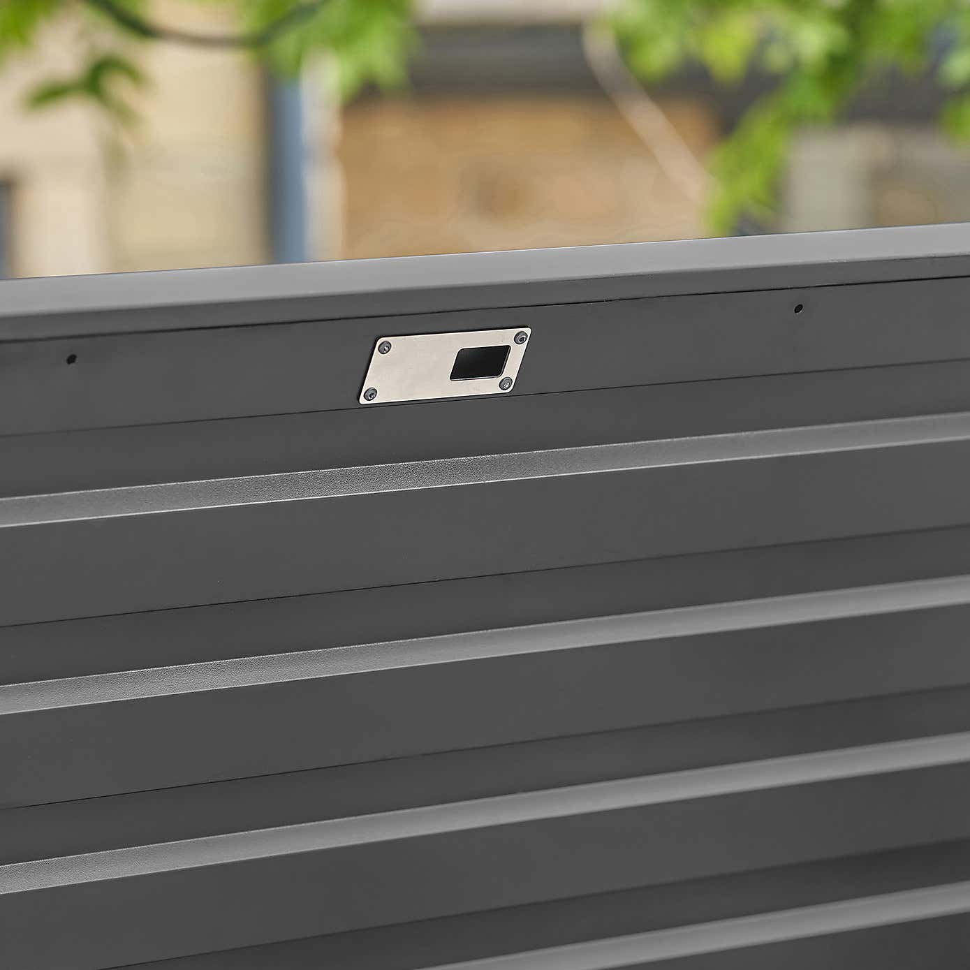 Pacific Lifestyle Rhode Island Large Galvanised Steel Cushion Box