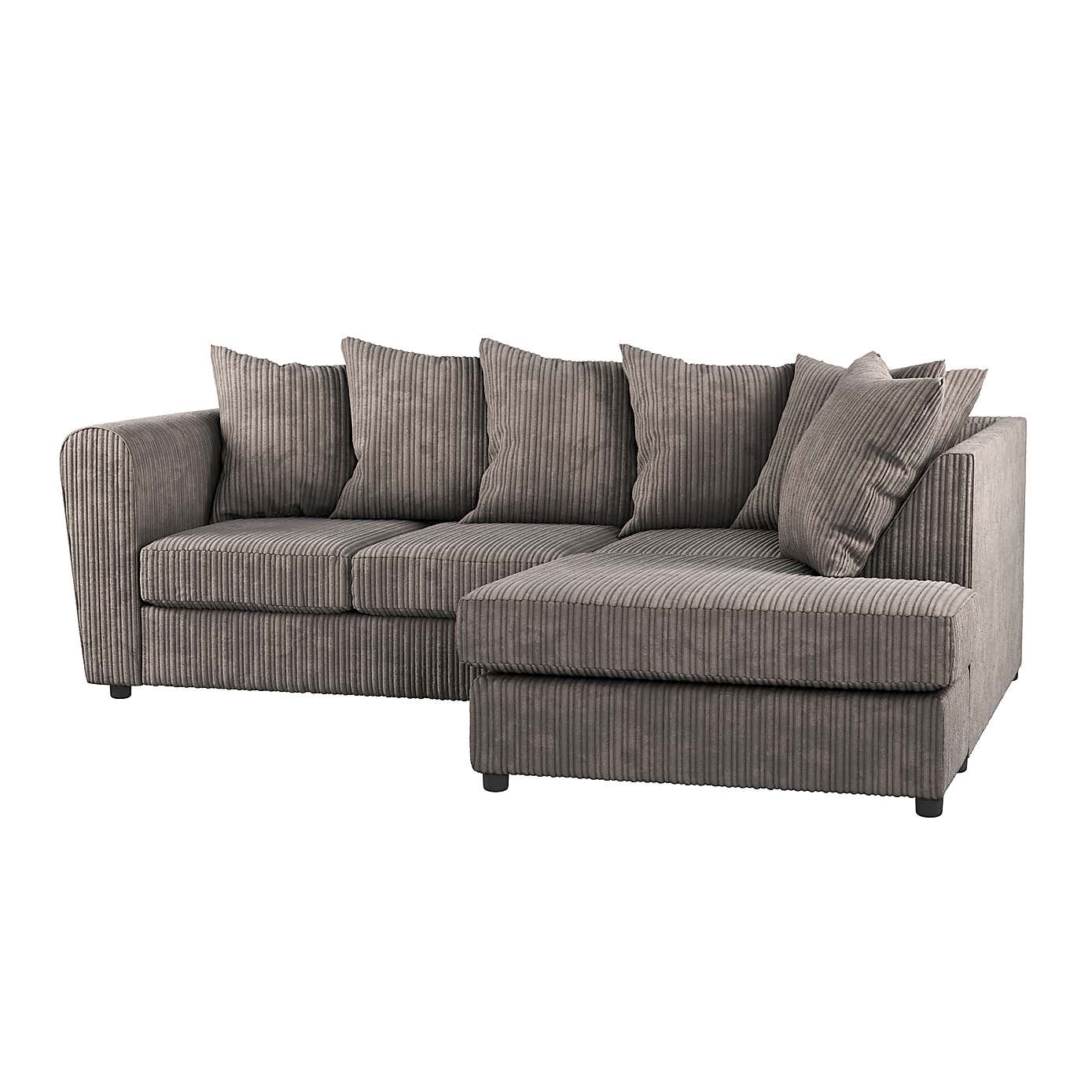 Blake Jumbo Cord Right Hand Corner Sofa