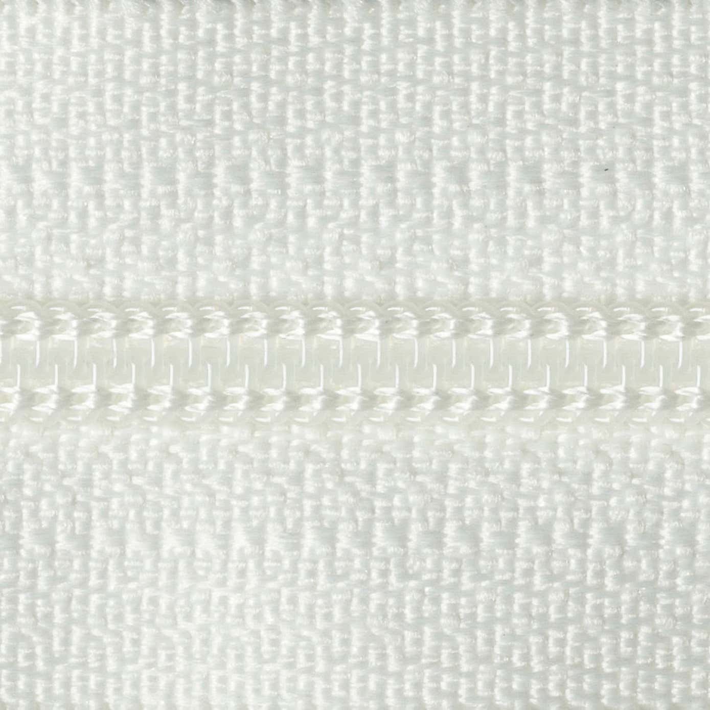 Cream Nylon Zip