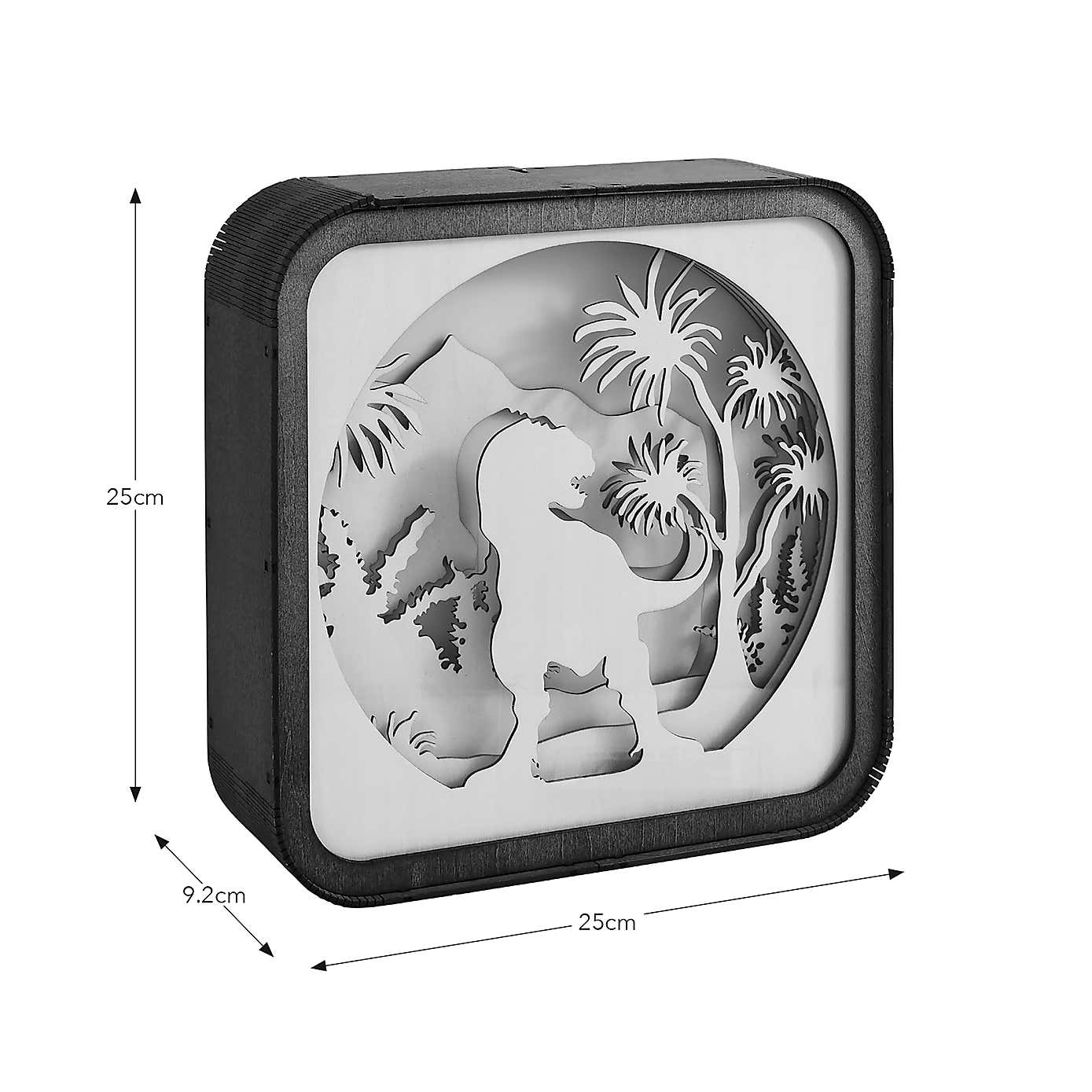 Dinosaur Layered Colour Changing Light Box