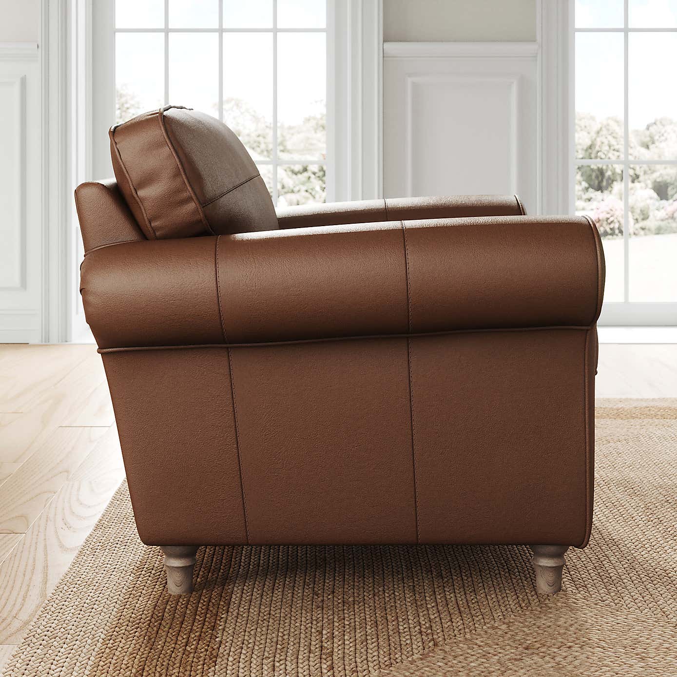 Flori Vintage Leather Armchair