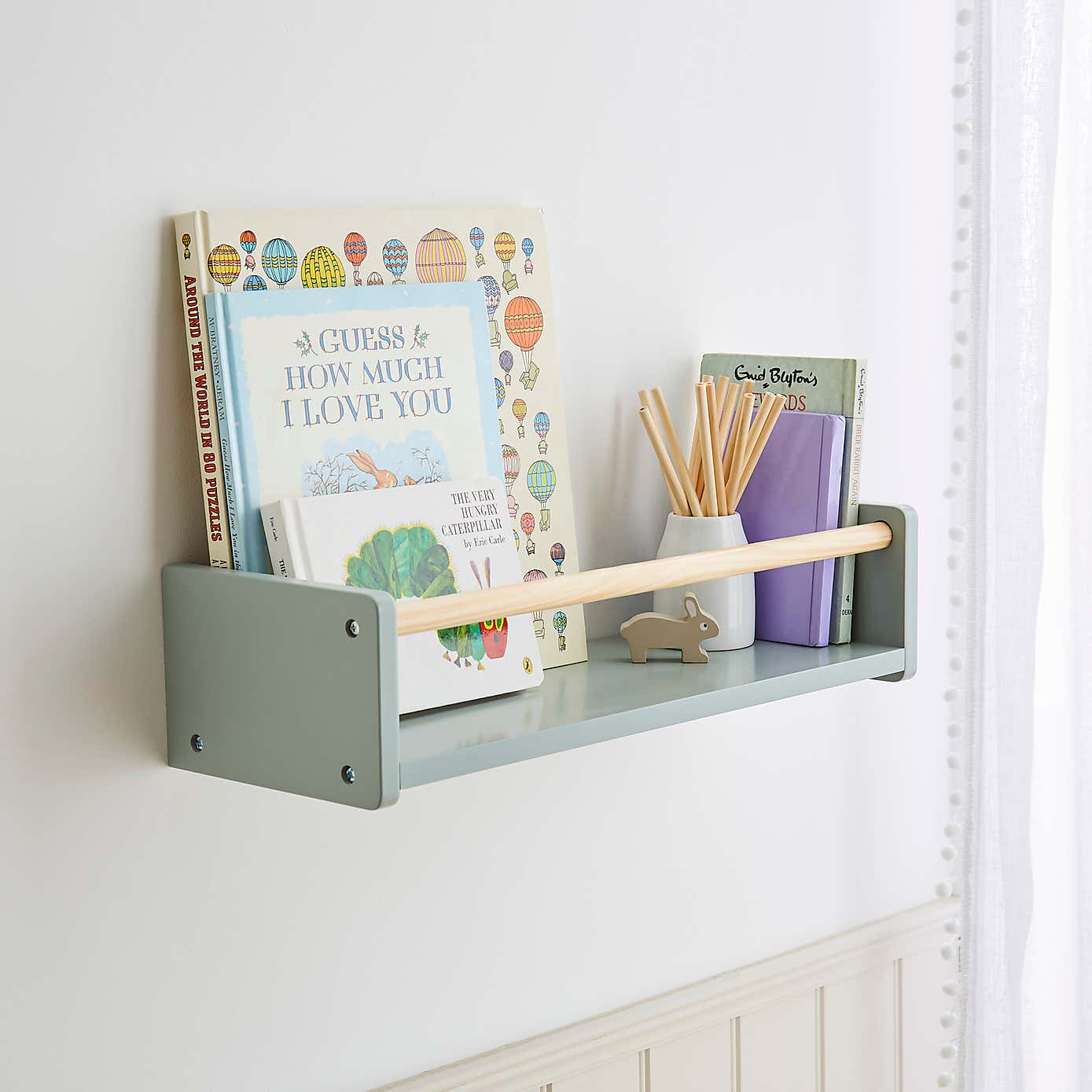 Kids Wall Bookshelf 50cm