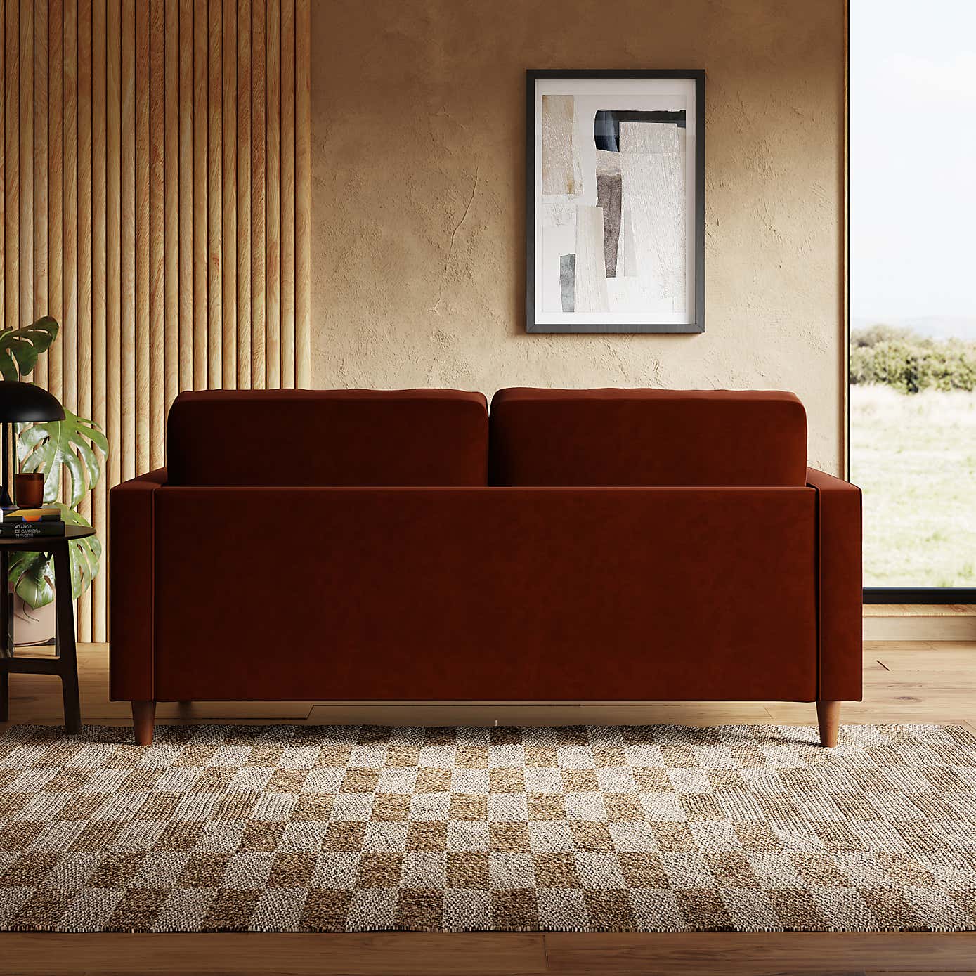 Zoe Casual Sit Velvet 3 Seater Sofa Bed