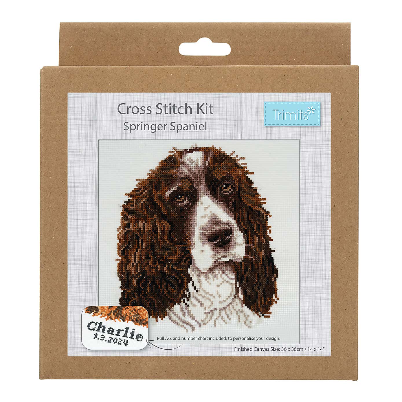 Cross Stitch Springer Spaniel