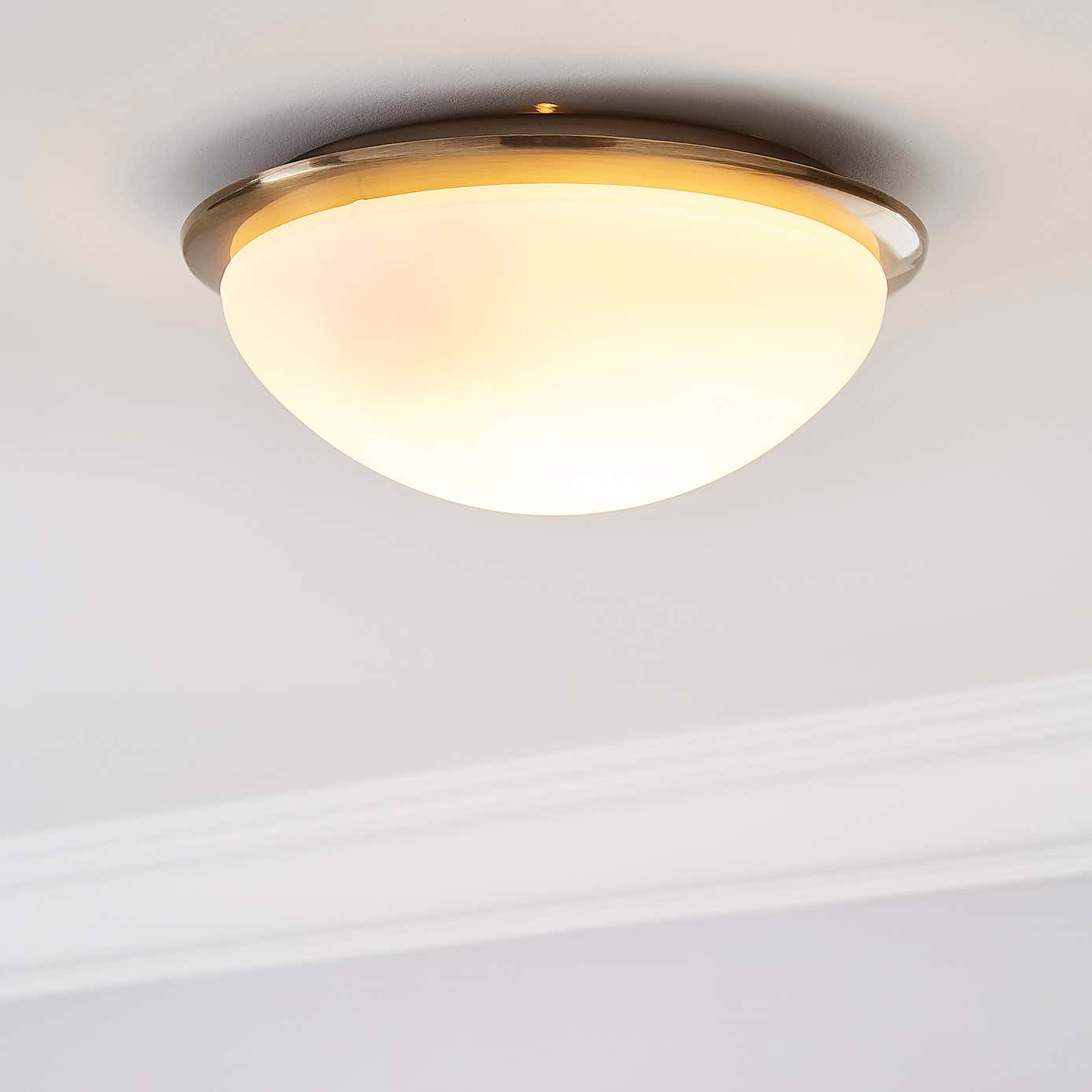 Lotto Bathroom Flush Ceiling Fitting