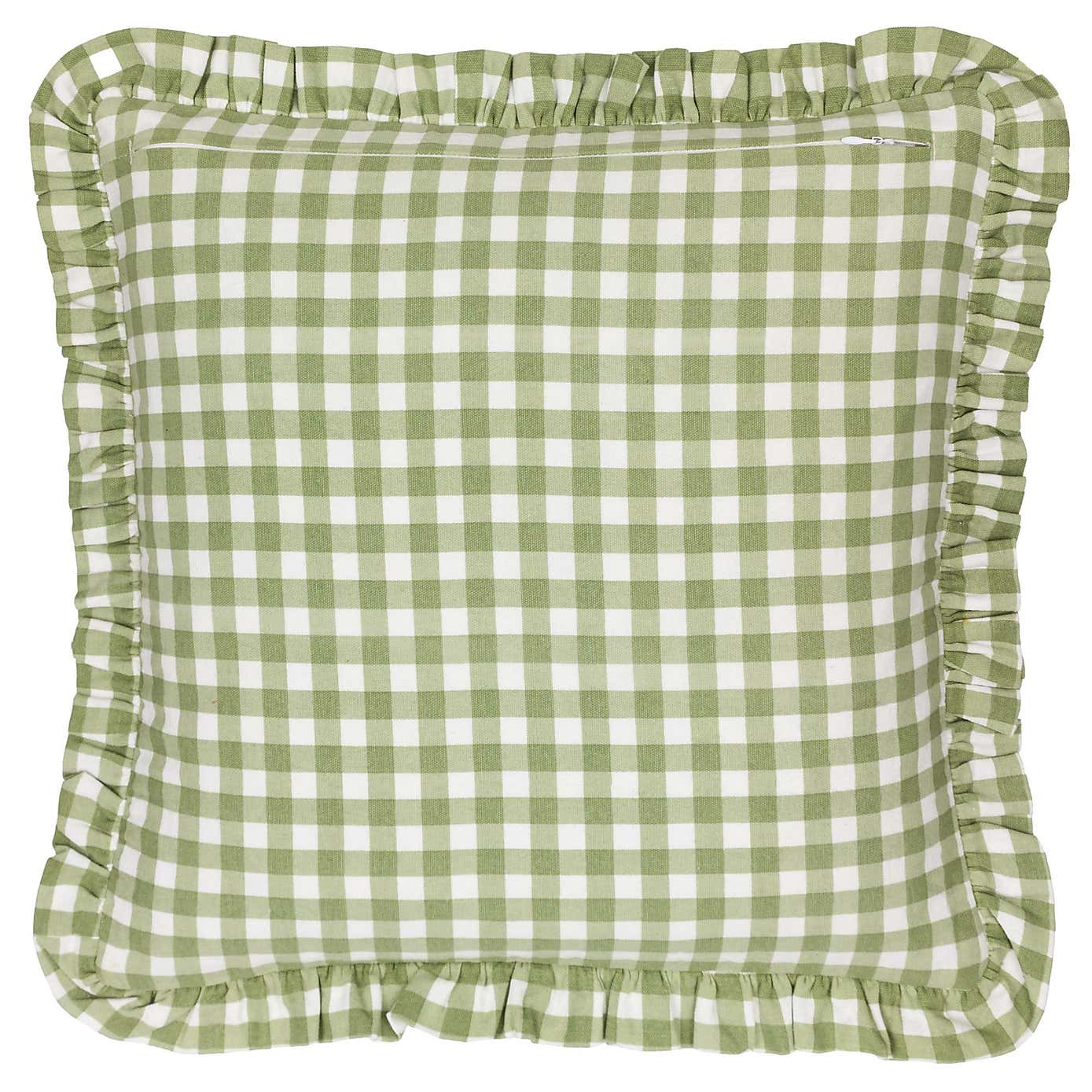 furn. Maude Gingham Cotton Square Cushion