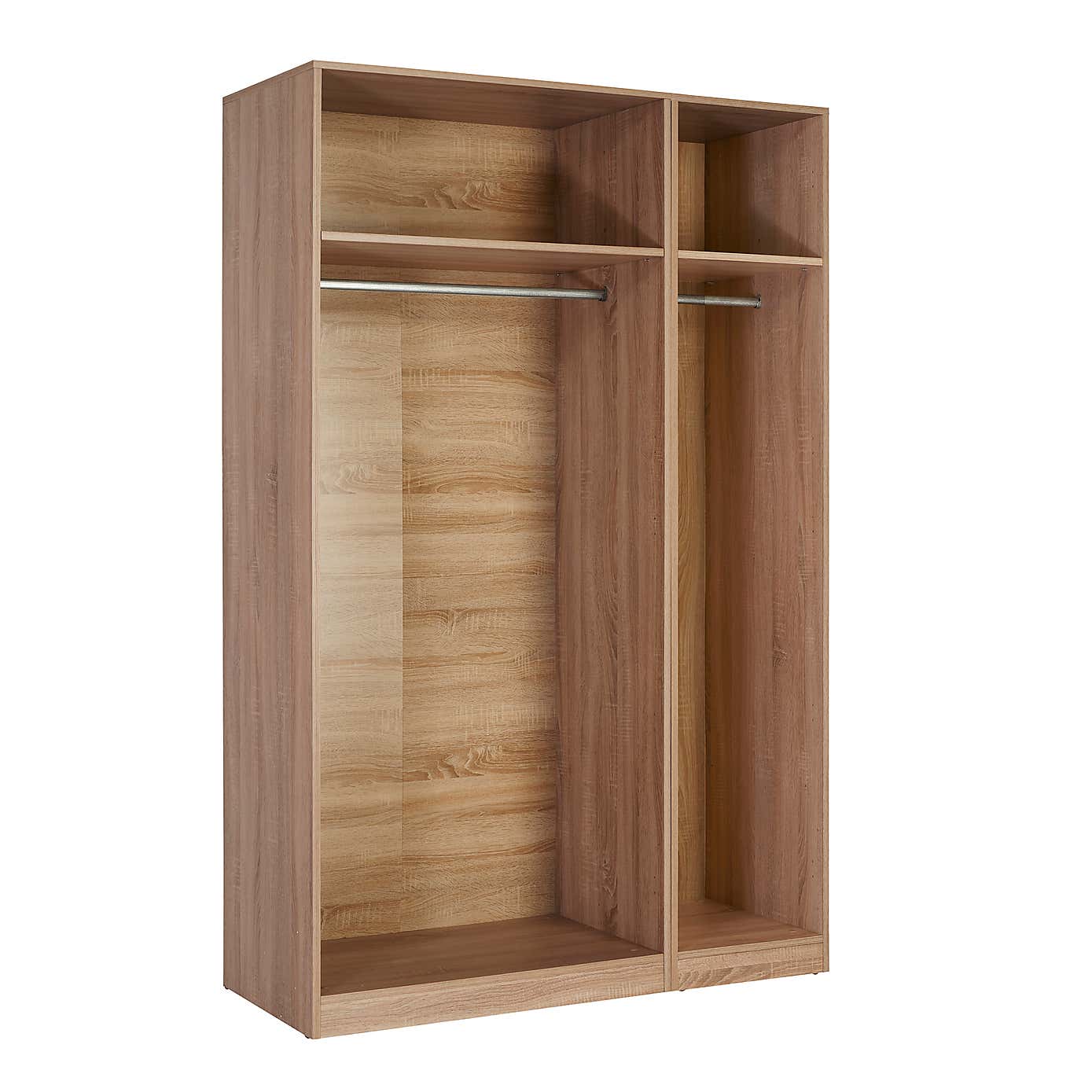 Hyde Mirrored Triple Wardrobe