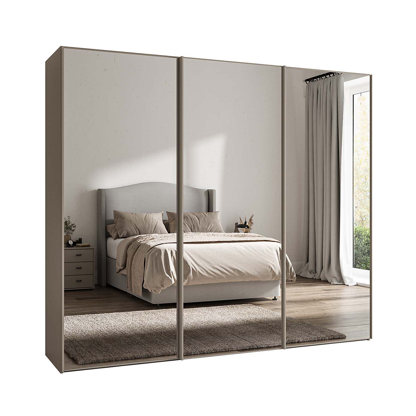 Wiemann Altena Sliding Mirrored Wardrobe
