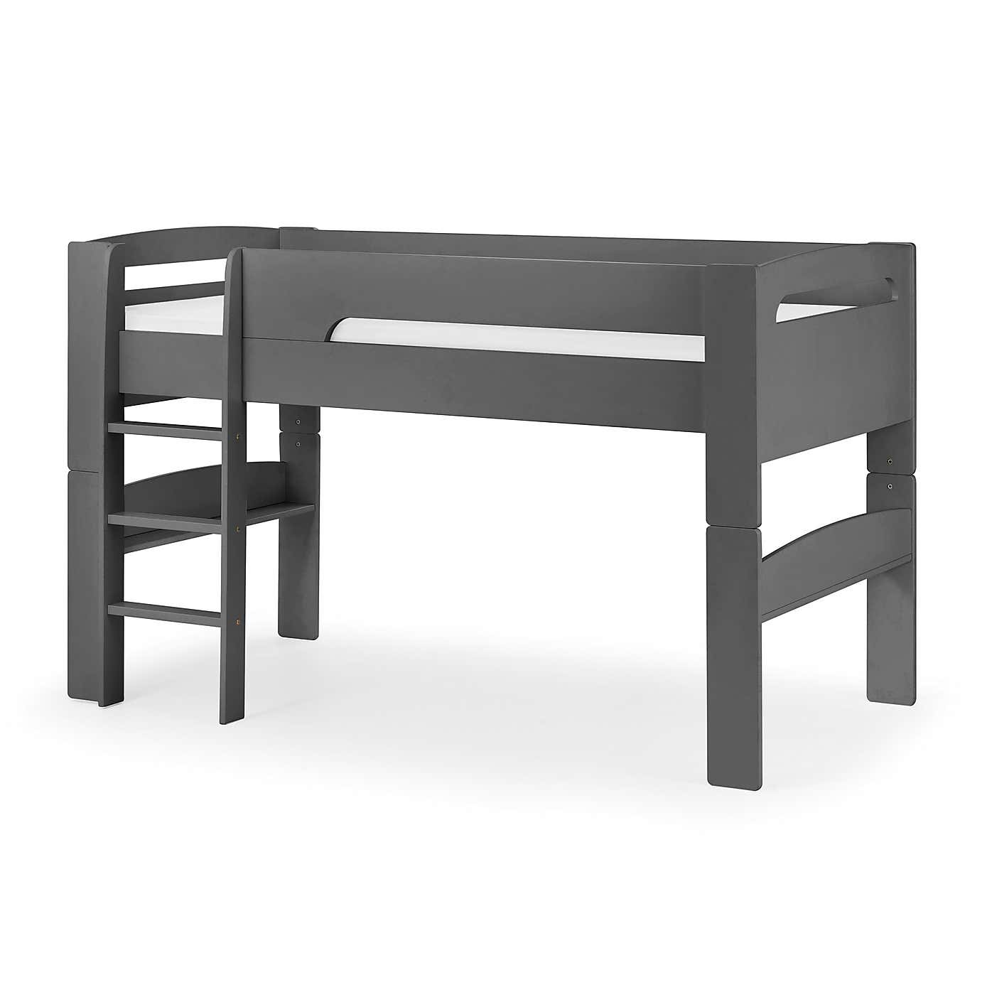 Pluto White Mid Sleeper Bed