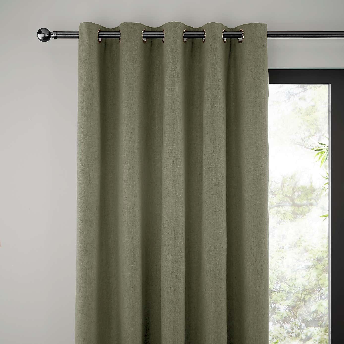 Jennings Natural Thermal Eyelet Curtains