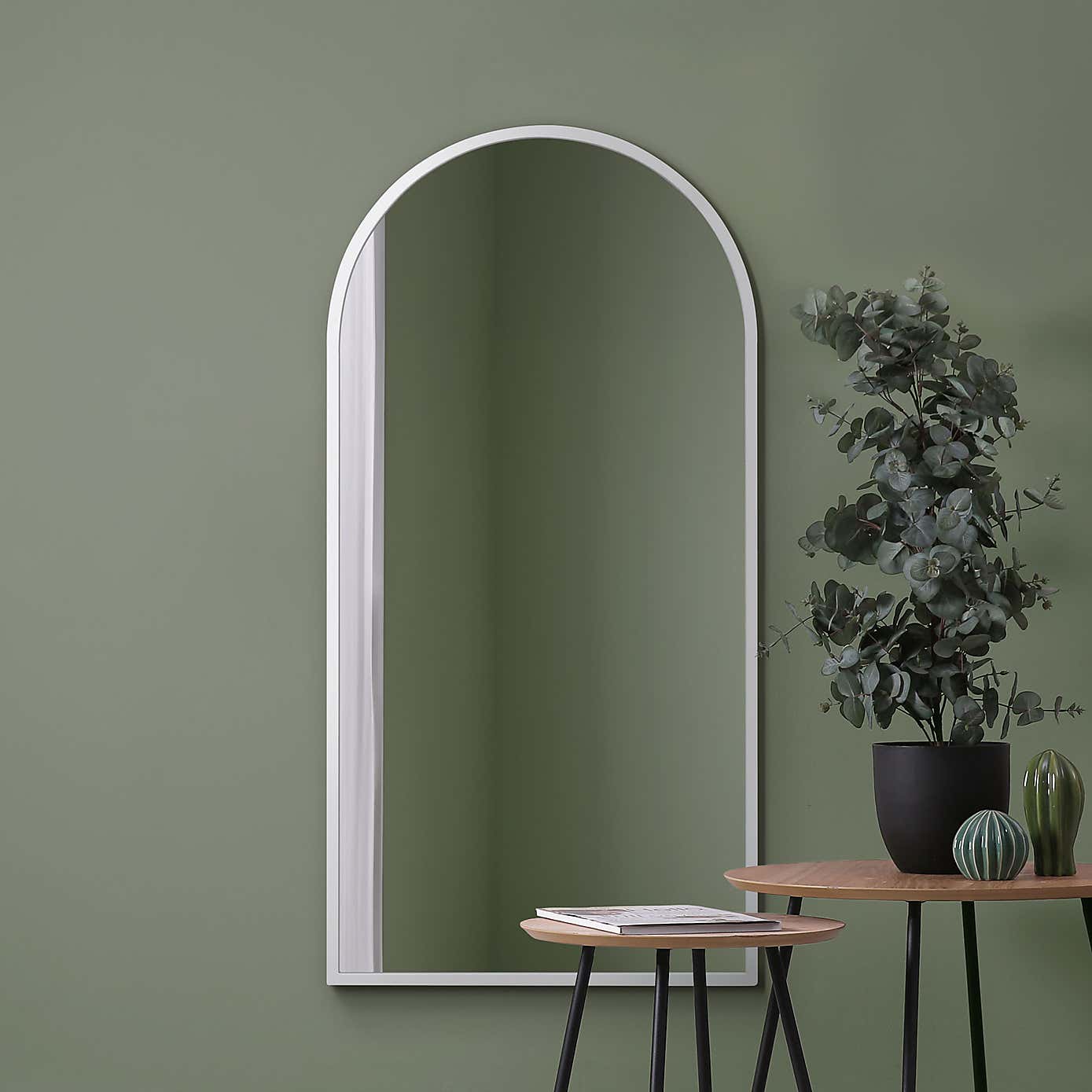 Arcus Arched Indoor Outdoor Full Length Wall Mirror