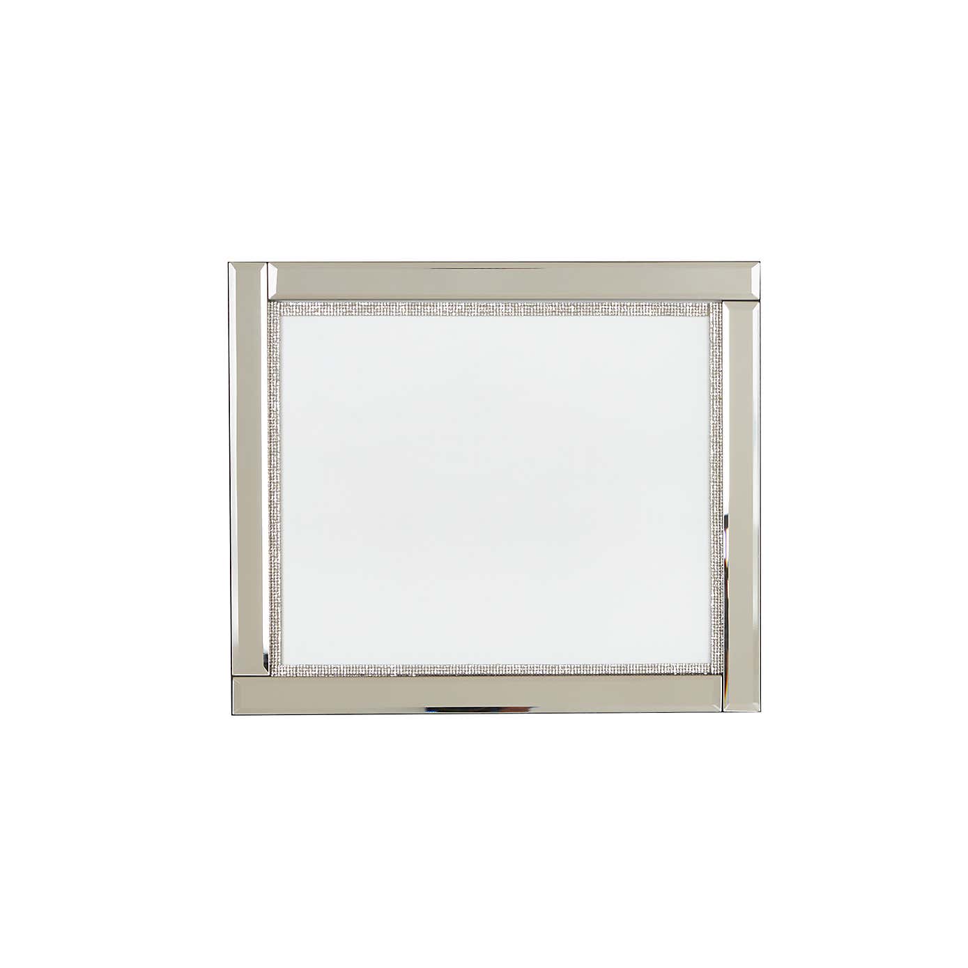 Mirrored Diamonte Photo Frame